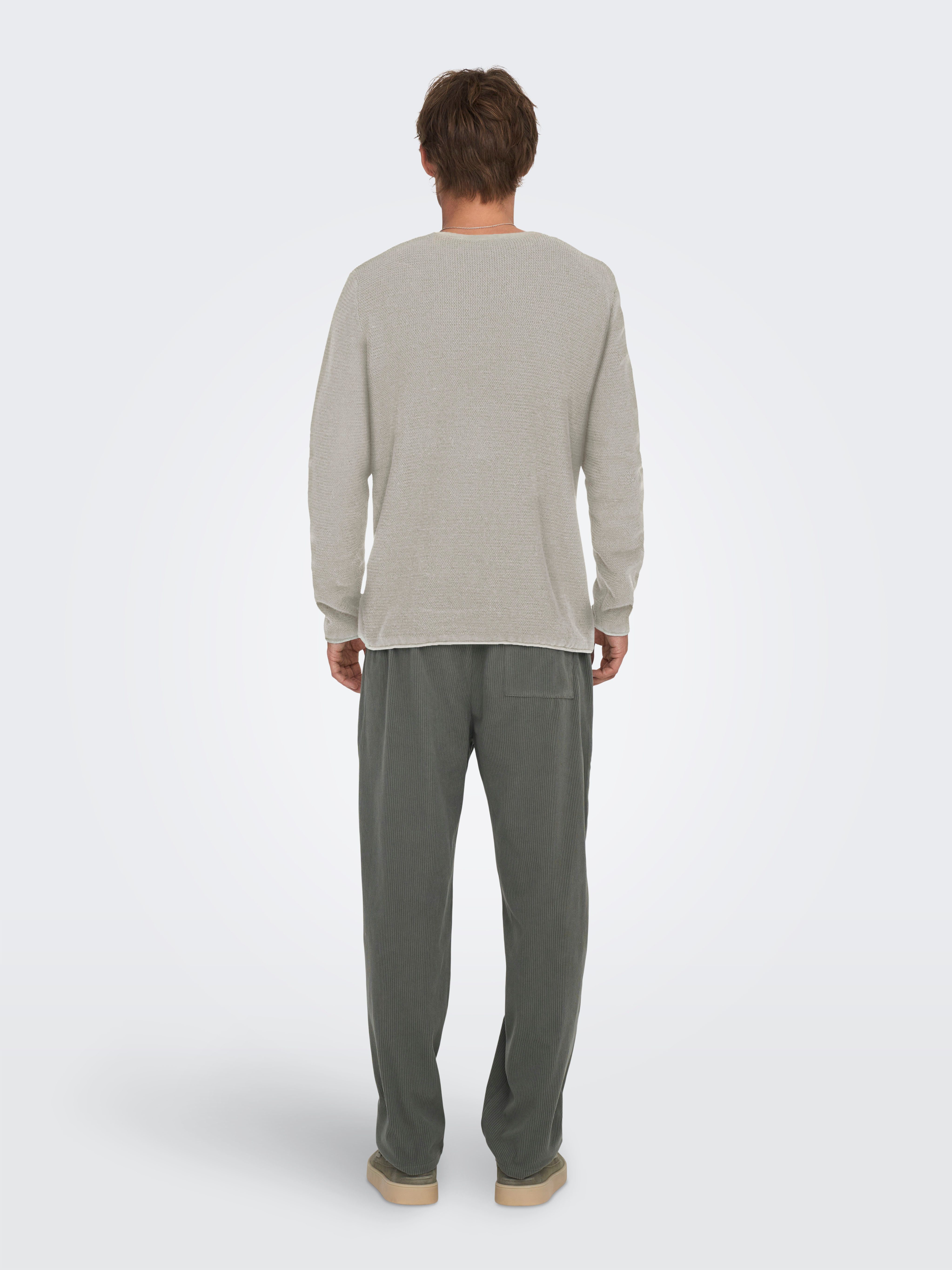 ONLY & SONS Gebreide trui ONSERIC REG 12 STRUC CREW KNIT