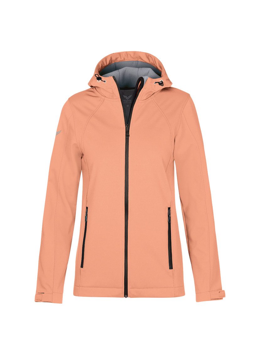 Trigema Softshell-jack getailleerd Softshell-jack met capuchon (1 stuk)