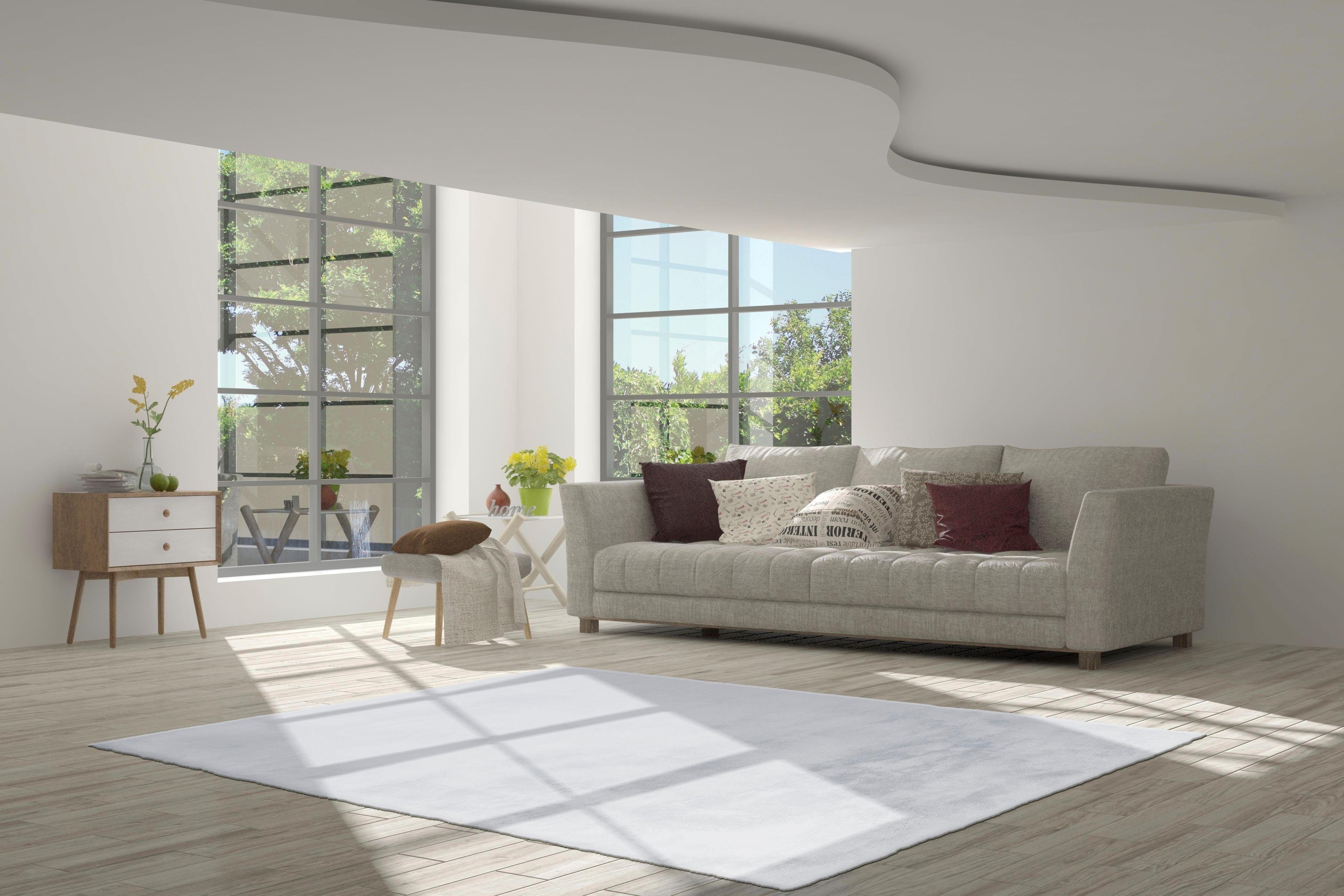 calo-deluxe Hoogpolig vloerkleed Vogezen 212 Imitatiebont, woonkamer