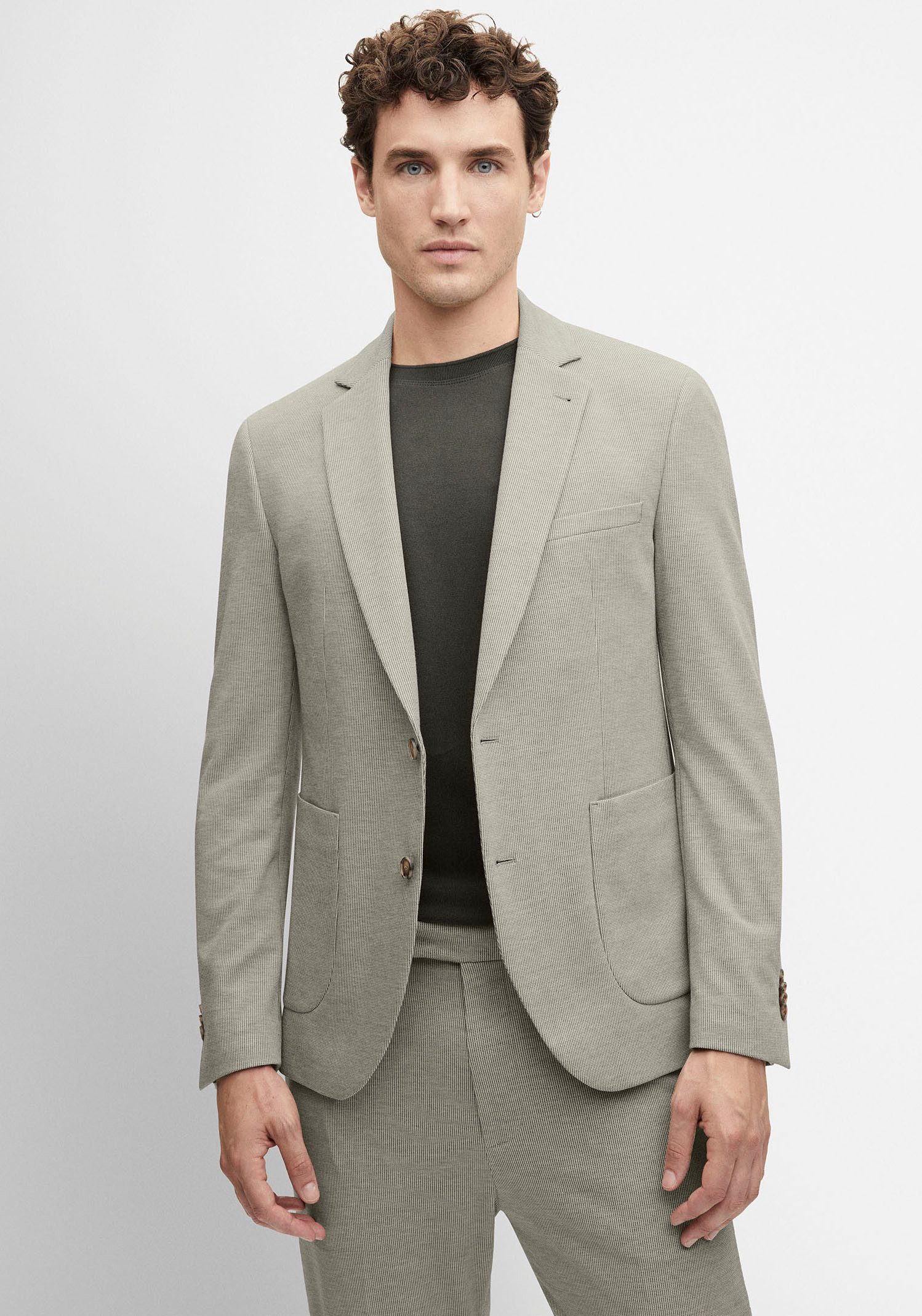 Cinque Colbert bij een pak CIDATI in 2-knopvorm heren colberts & blazers maat 46 bruin