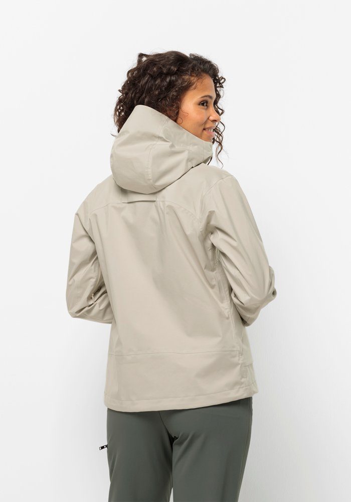Jack Wolfskin Regenjack WANDERMOOD 3L JKT W