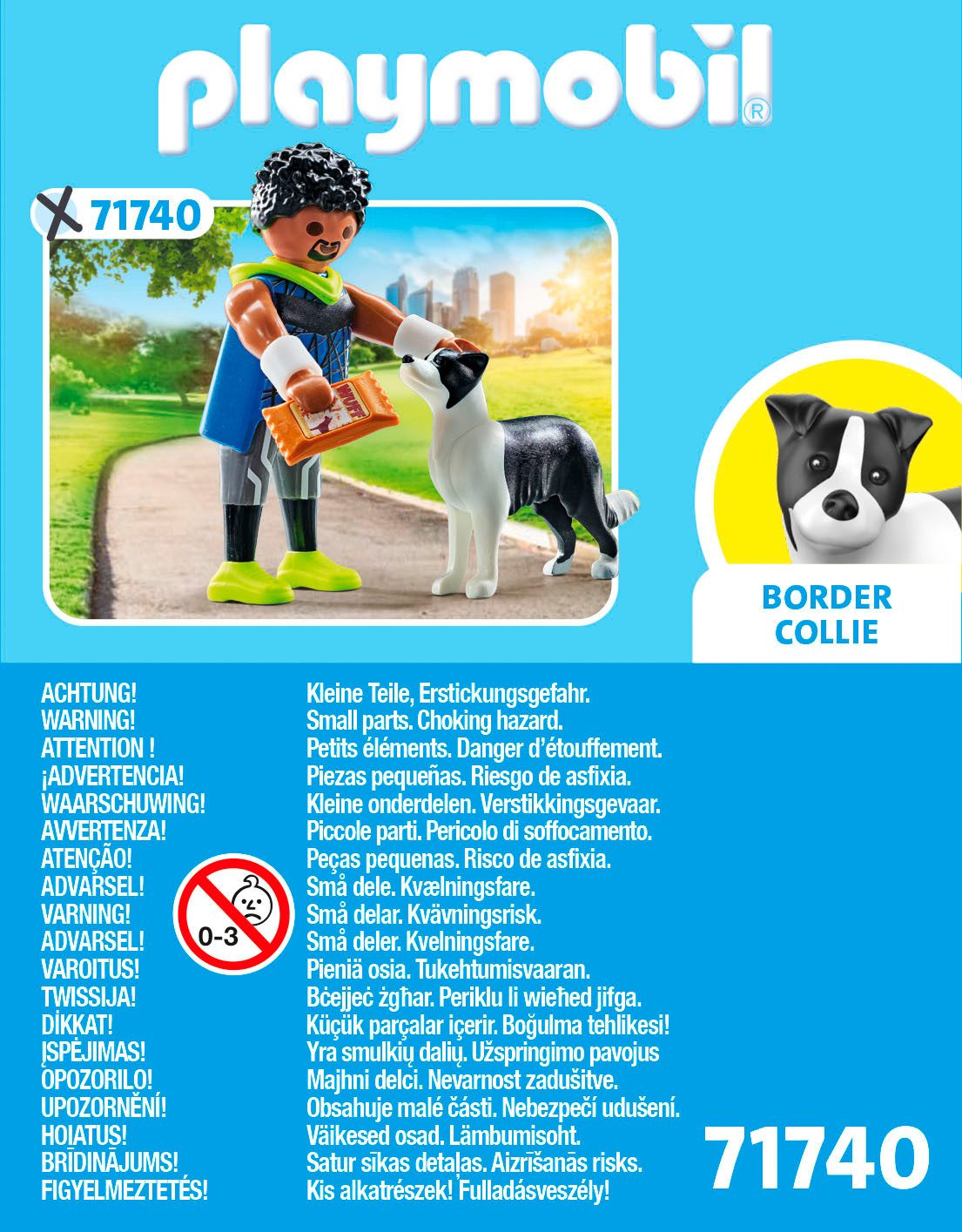 Playmobil® Constructie-speelset Jogger mit Border Collie (71740), Playmobil My Life (7-delig)