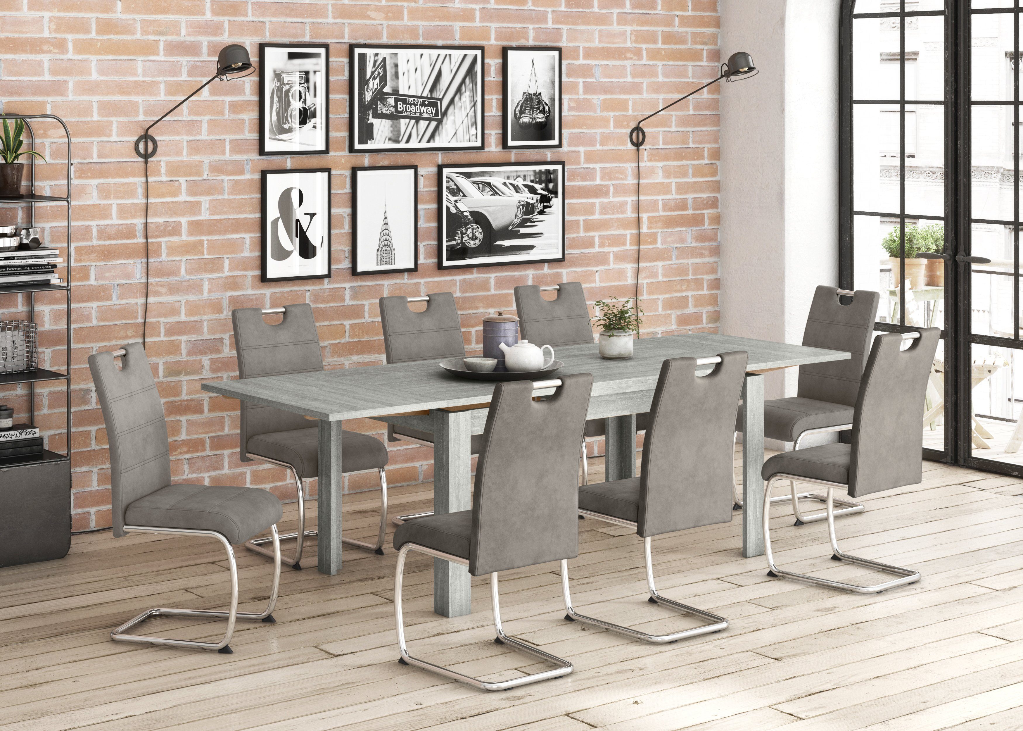Mäusbacher Eettafel Monti BESTSELLER!, tafel, keukentafel, uitschuifbare tafel tot 280 cm