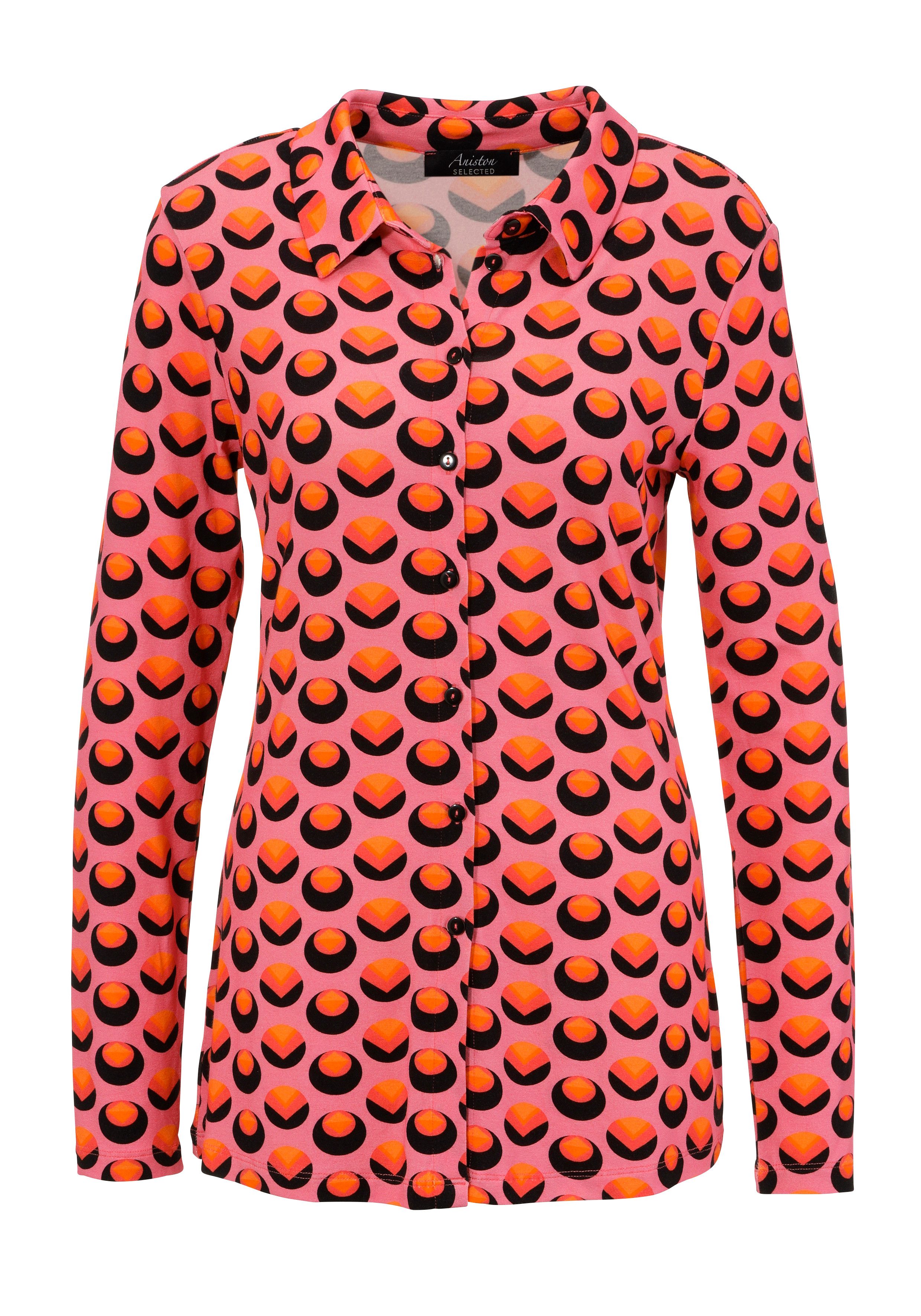 Aniston SELECTED Overhemdblouse , licht getailleerd