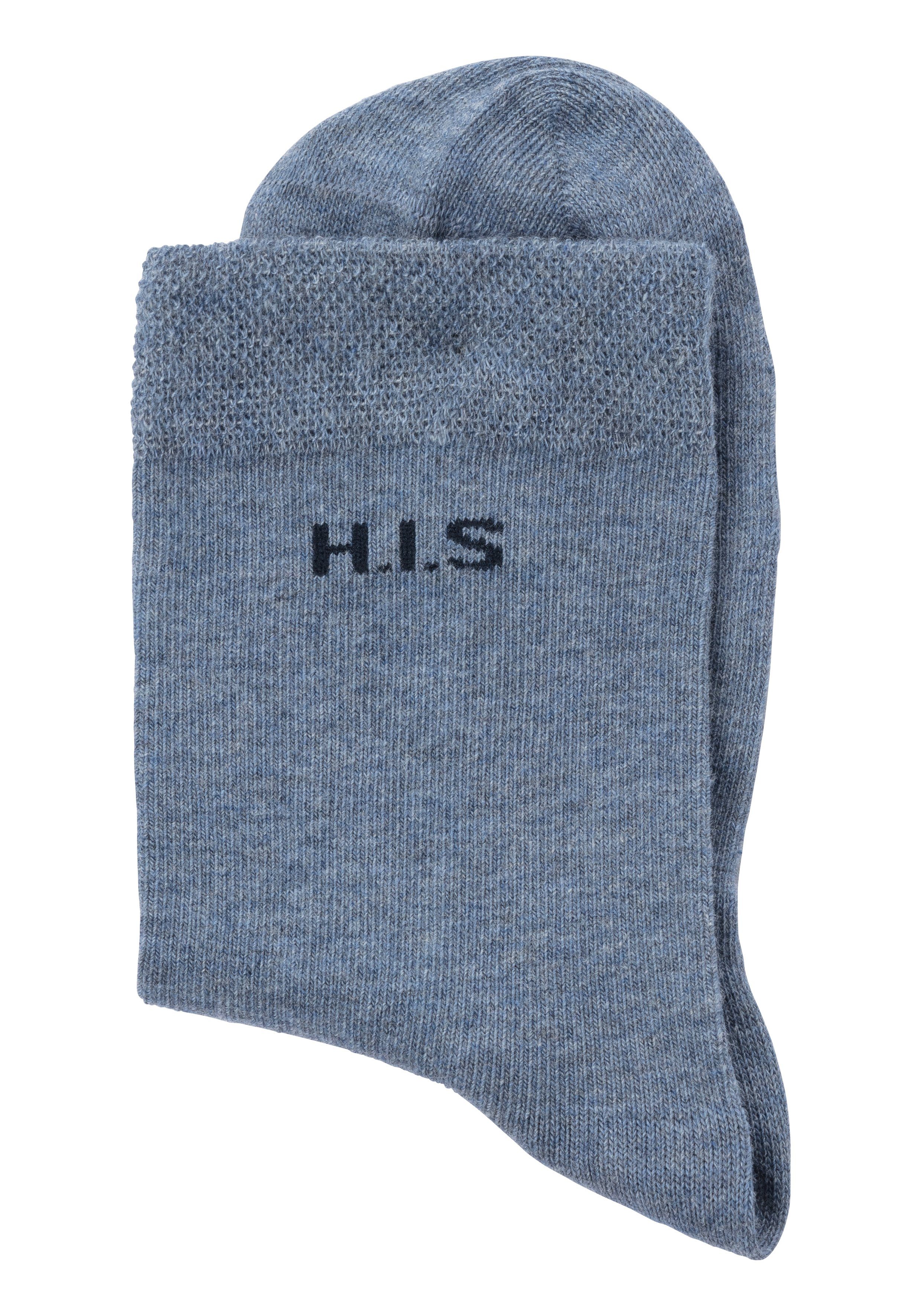 H.I.S Sokken zonder snijdende boord (set, 4 paar)