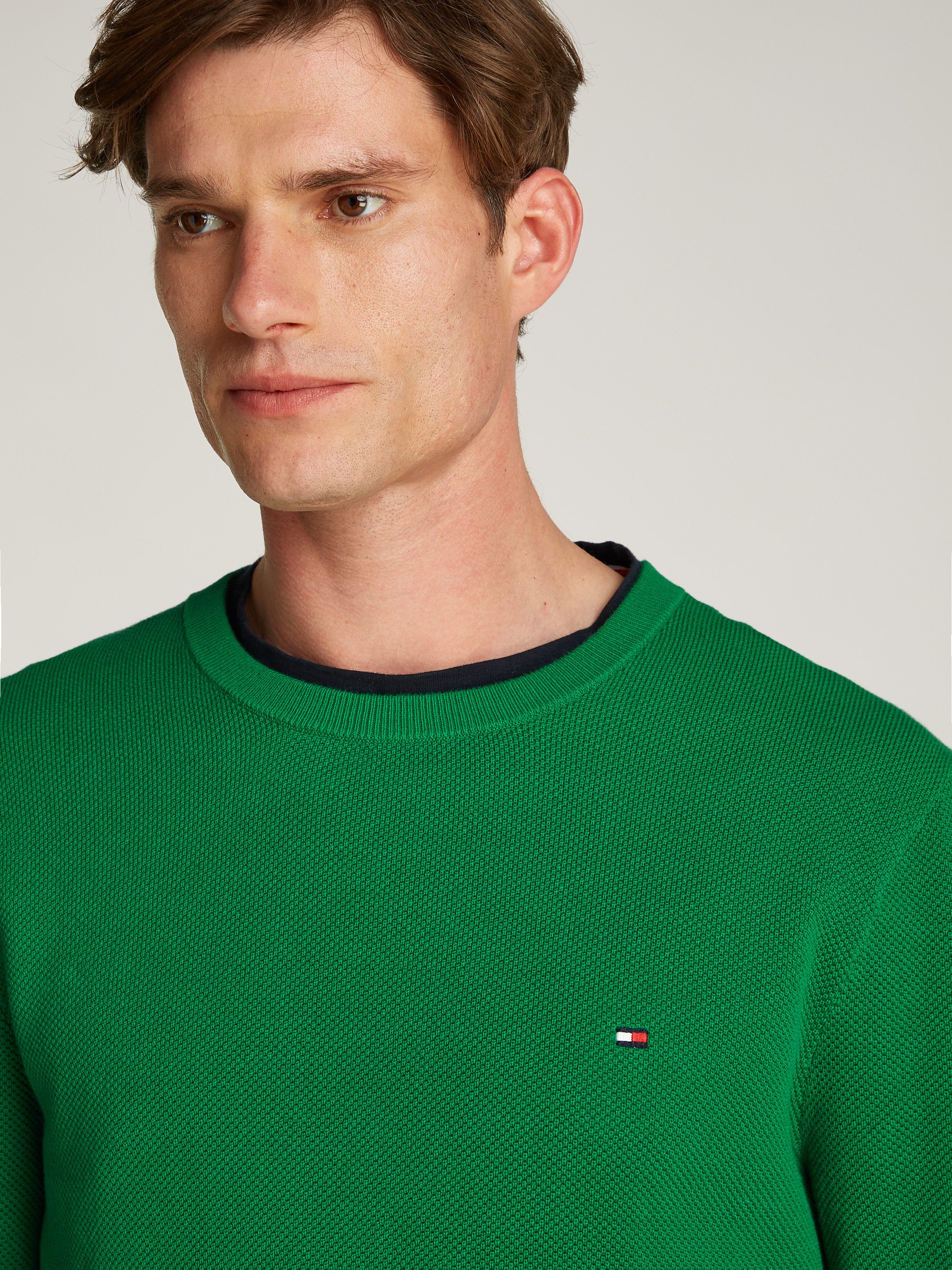 Tommy Hilfiger Trui met ronde hals ESSENTIAL STRUCTURE CREW NECK