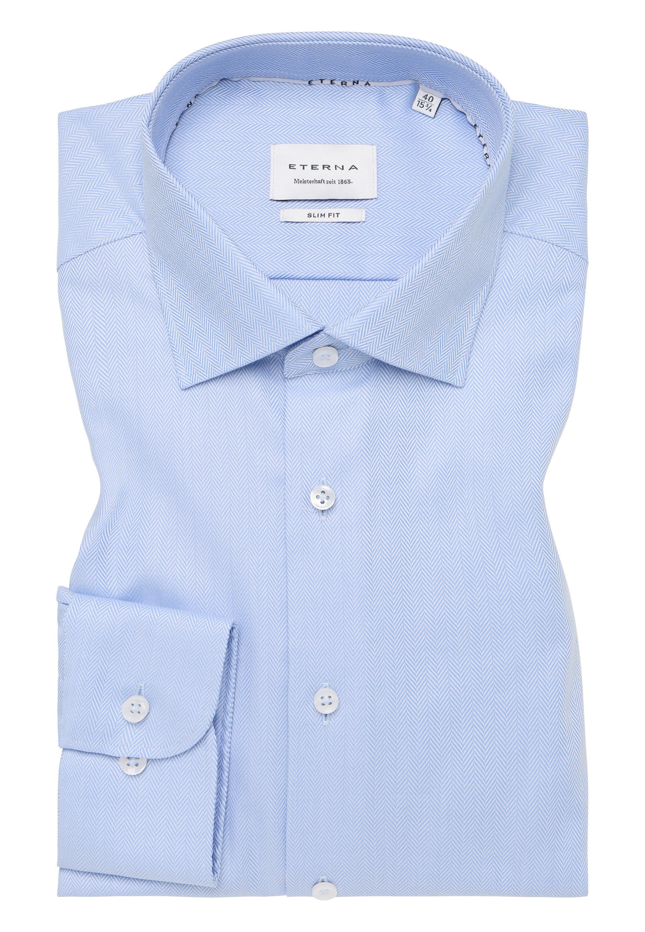 Eterna Overhemd met lange mouwen Slim fit