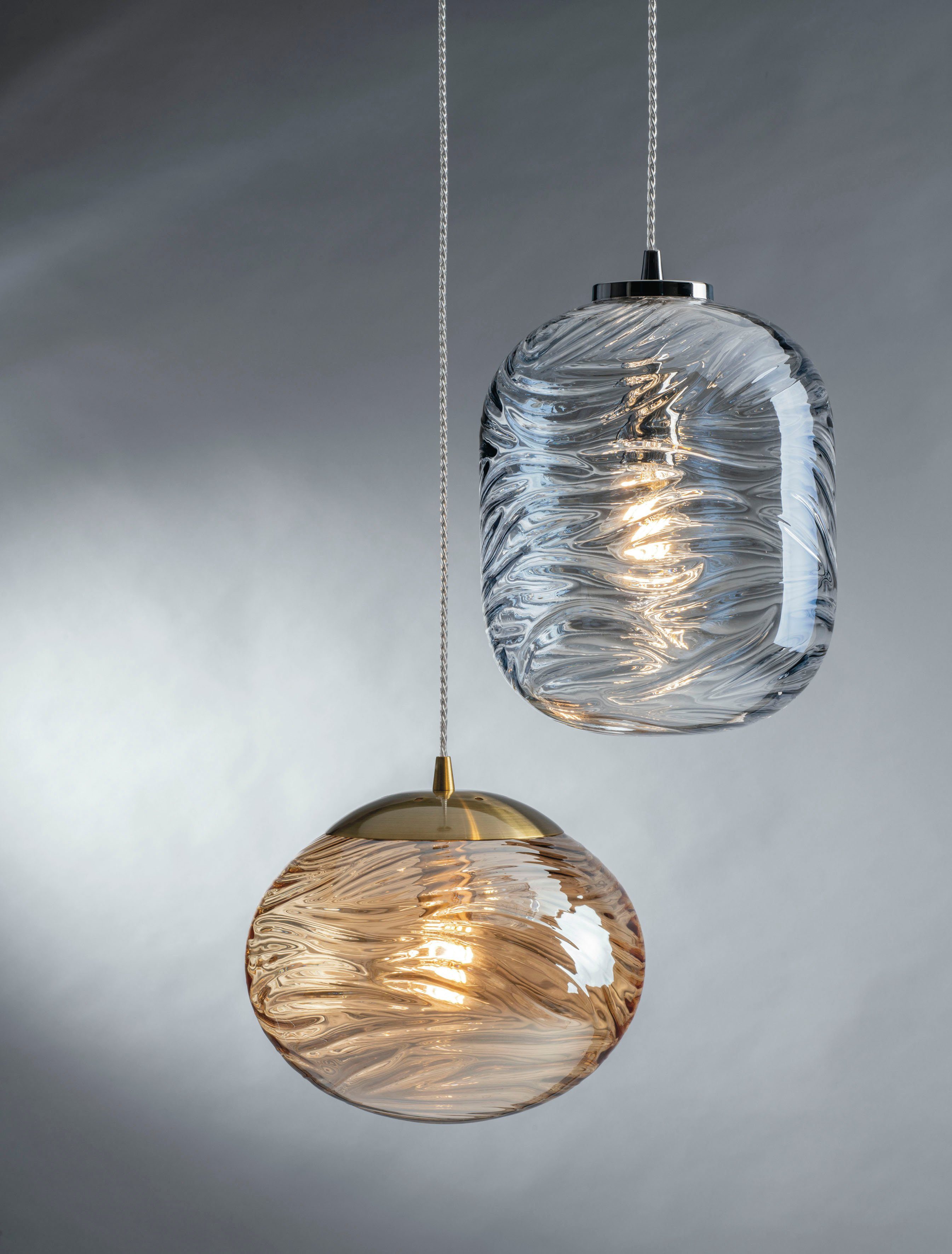 ECO-LIGHT Hanglamp Nereide hoogwaardig glas (1 stuk)