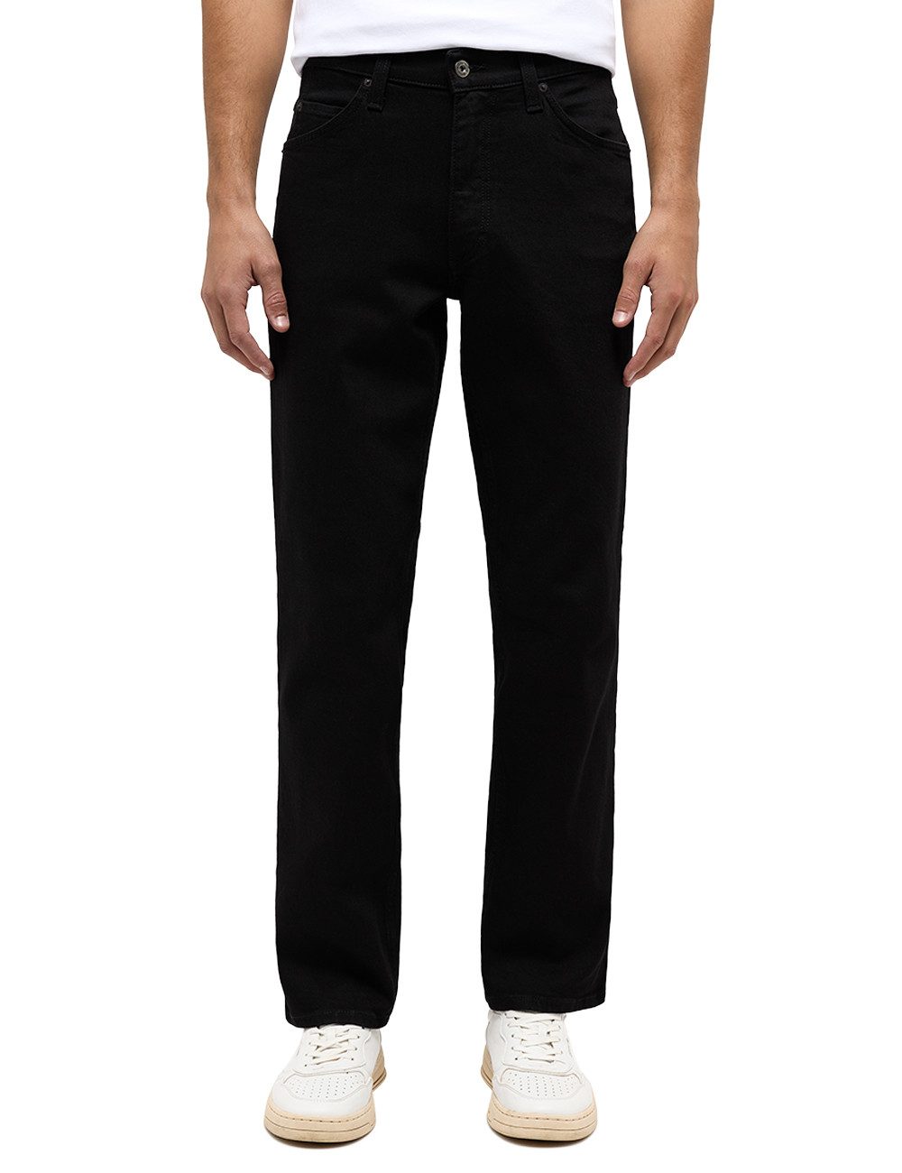 MUSTANG 5-pocket jeans Style Tramper Straight heren slim fit jeans maat 36 zwart