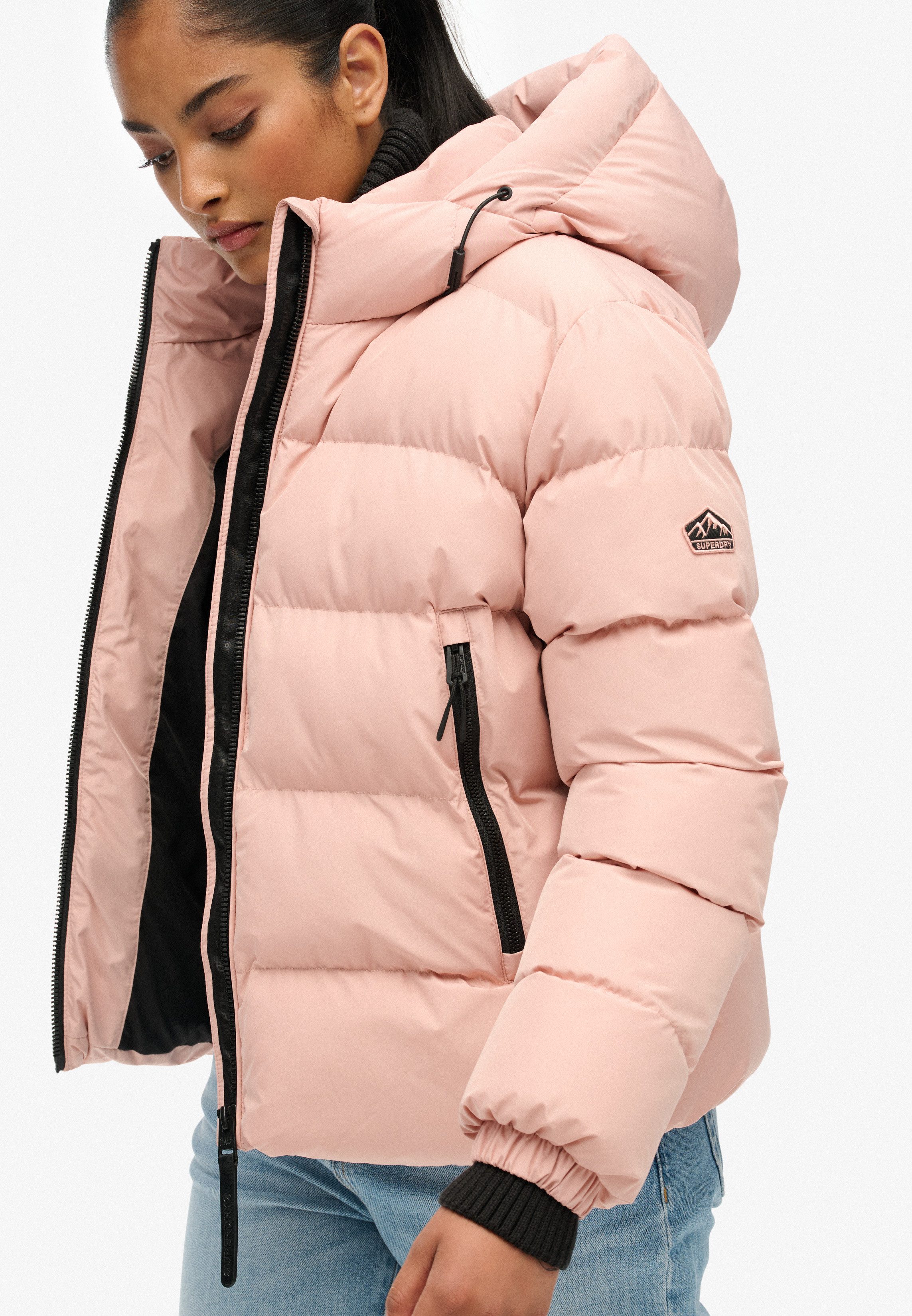 Superdry Gewatteerde jas HOODED SPORTS PUFFER JACKET