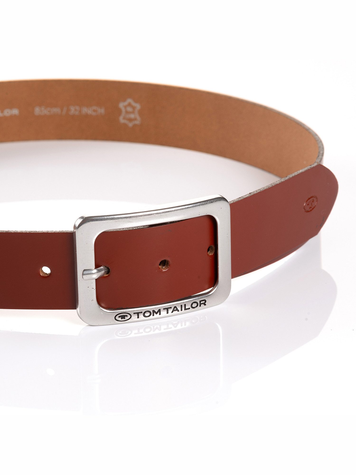 Tom Tailor Leren riem TTEVE 4 cm brede dameslerenriem, klassiek must-have