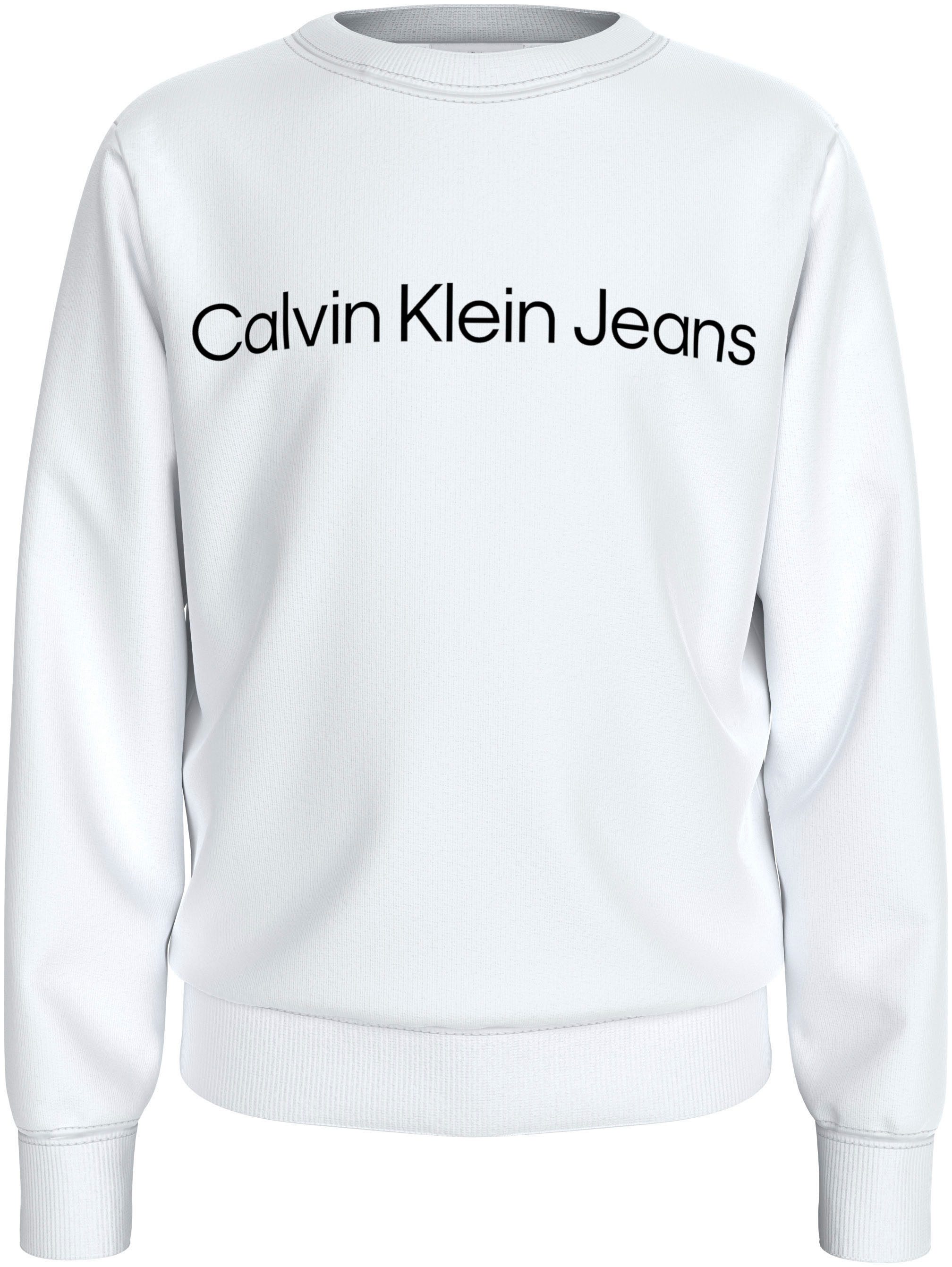 Calvin Klein Sweatshirt INST. LOGO REGULAR CN voor kinderen tot 16 jaar