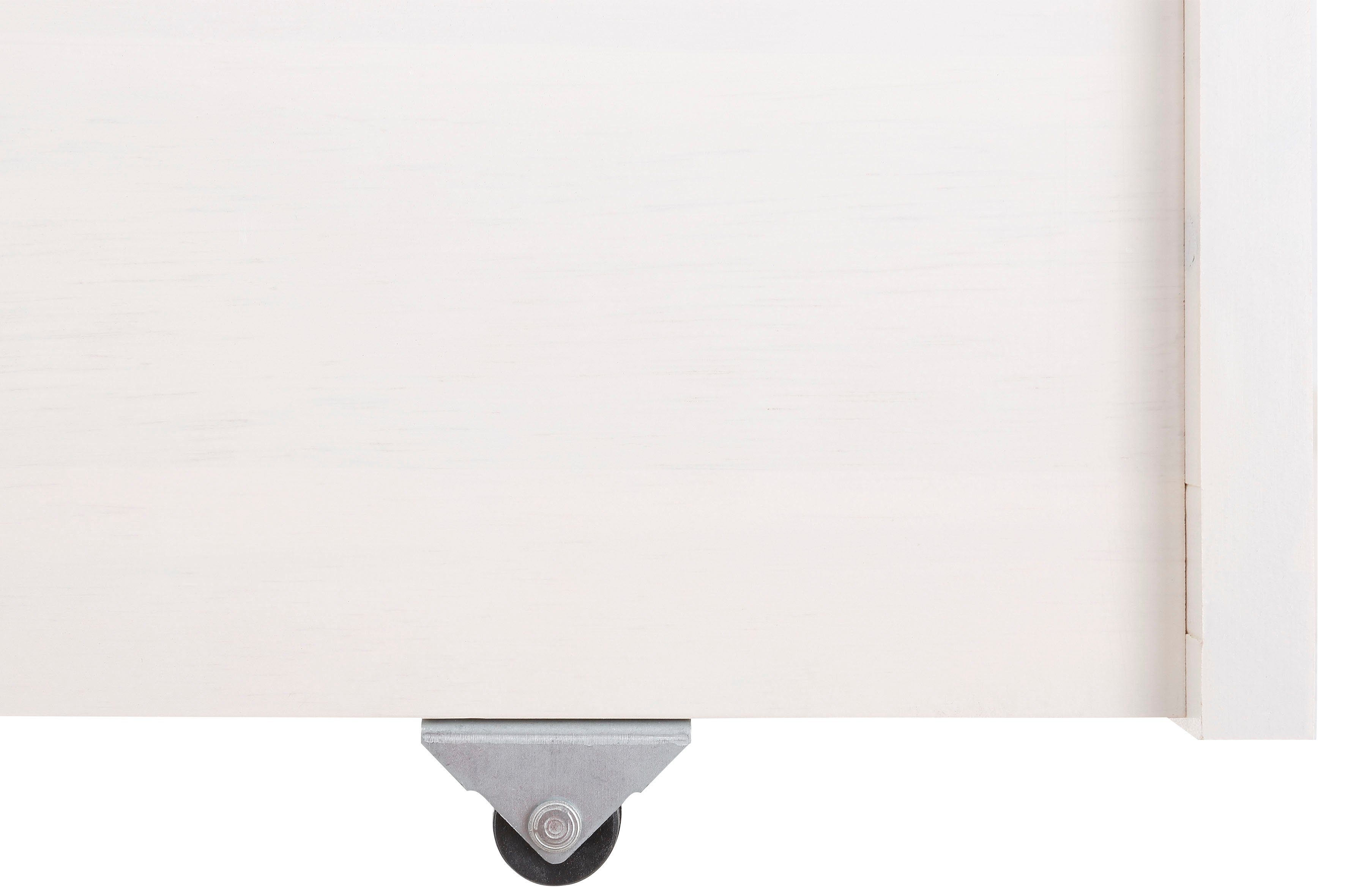 Lüttenhütt Kinderledikant Alpi inclusief bedlade en lattenbodem, ligoppervlak 90x200 cm,