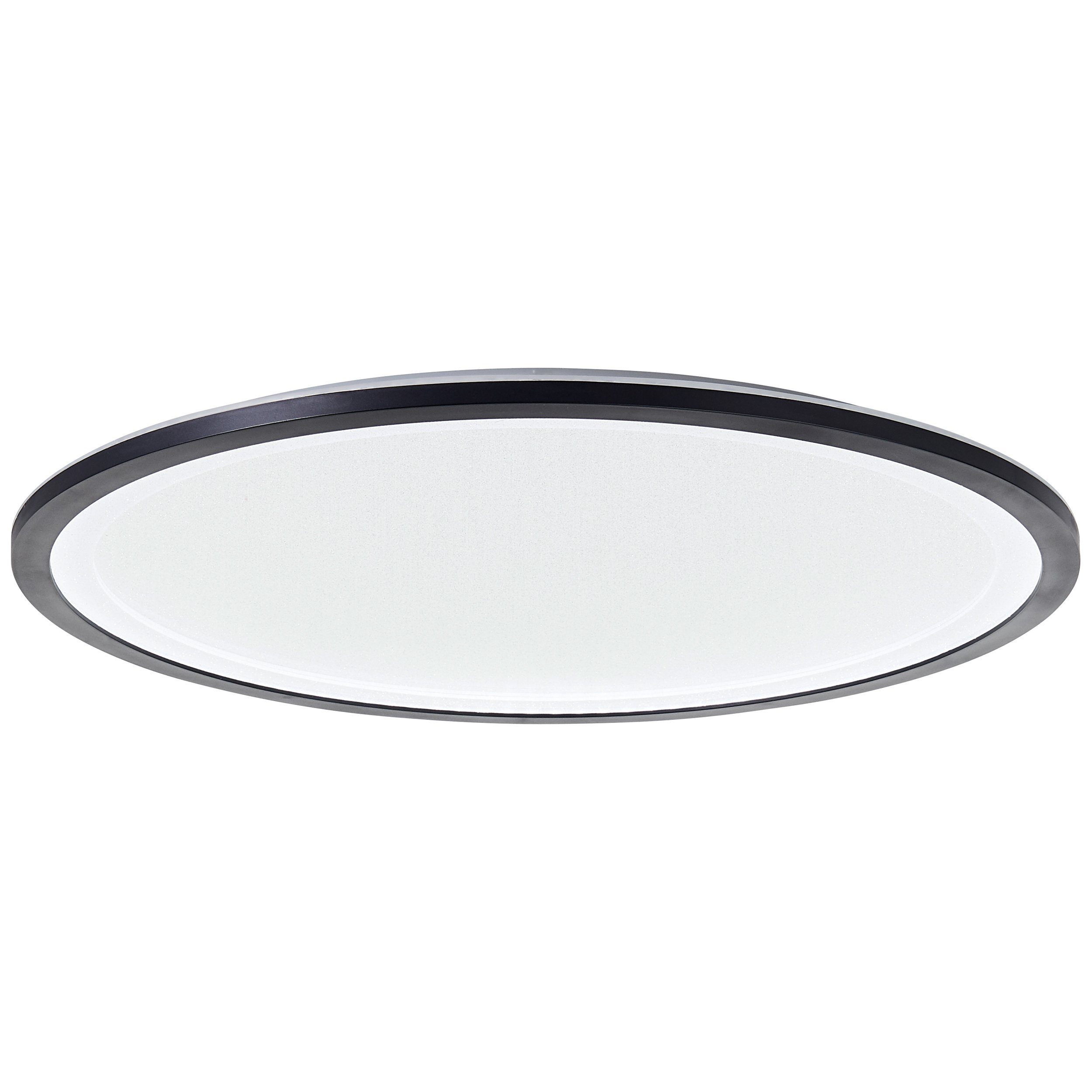 Brilliant Leuchten Led-plafondlamp Mosako LED paneel, D 50 cm, digitaal RGB-backlight, 4200 lm, dimbaar, CCT (1 stuk)