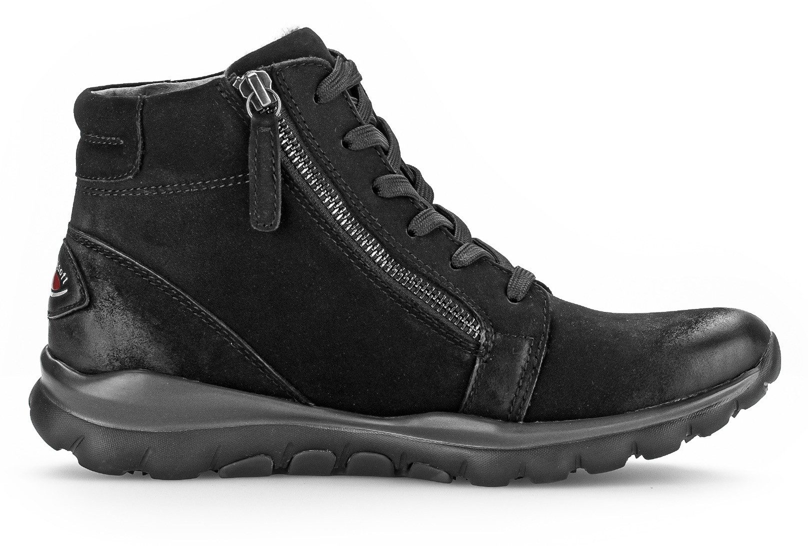 Gabor Rollingsoft Hoge veterschoenen met geprofileerde rubberzool
