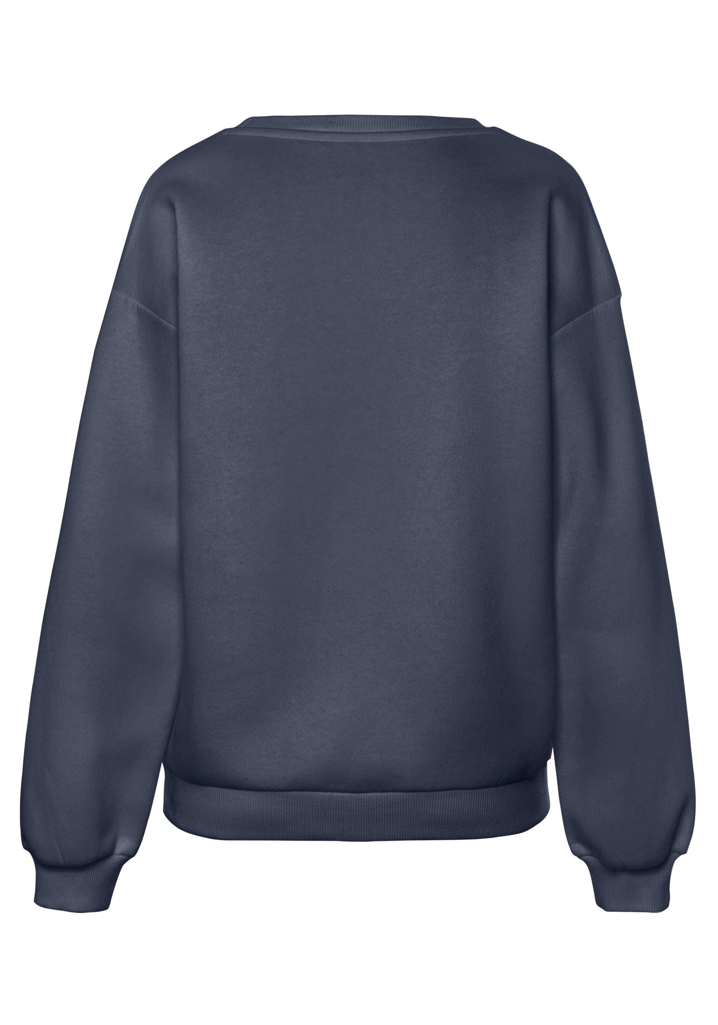 Lascana Sweatshirt -Pullover met wijde mouwen, loungewear