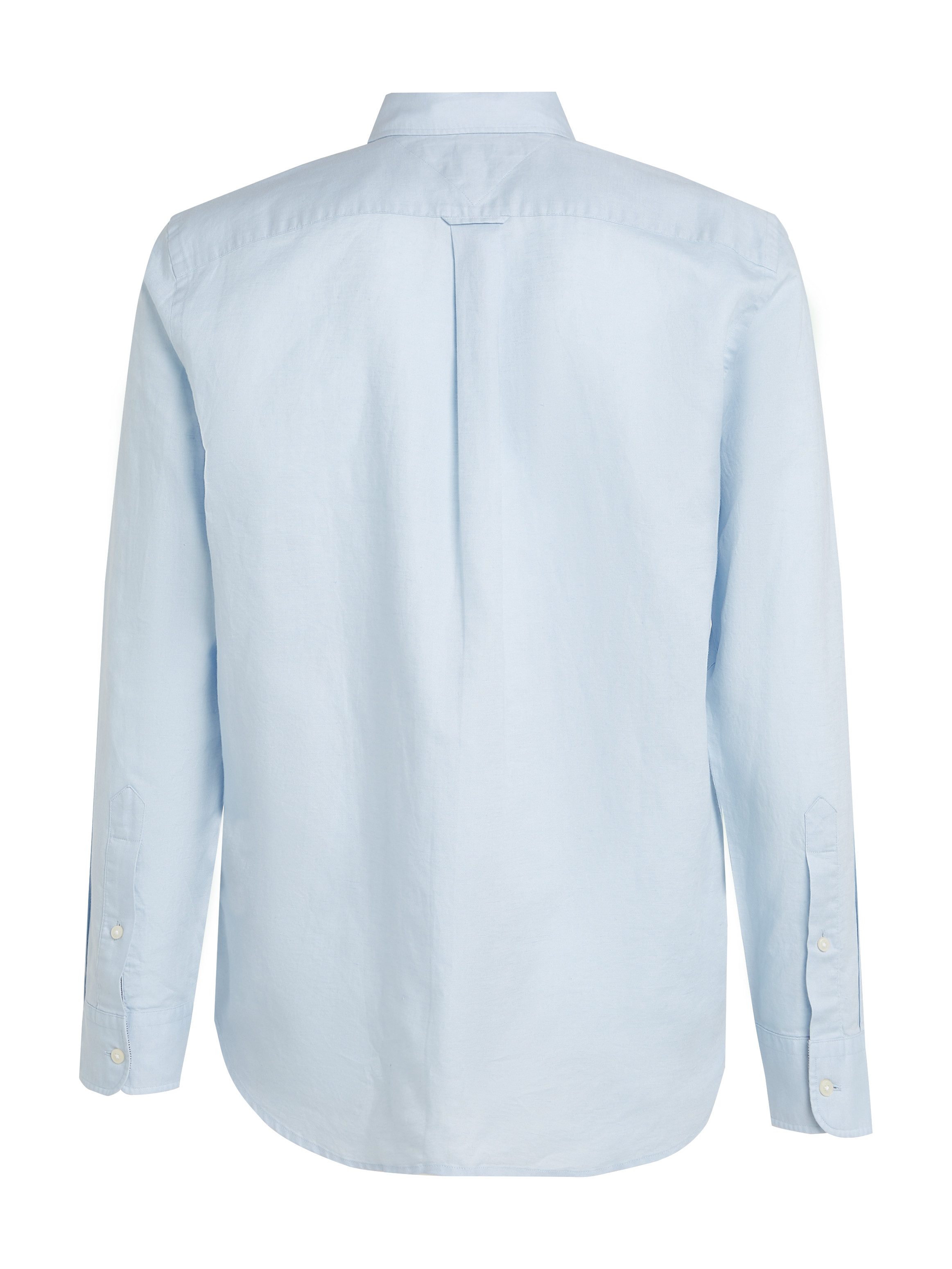 Tommy Hilfiger Overhemd met lange mouwen LINEN BLEND SOLID RF SHIRT