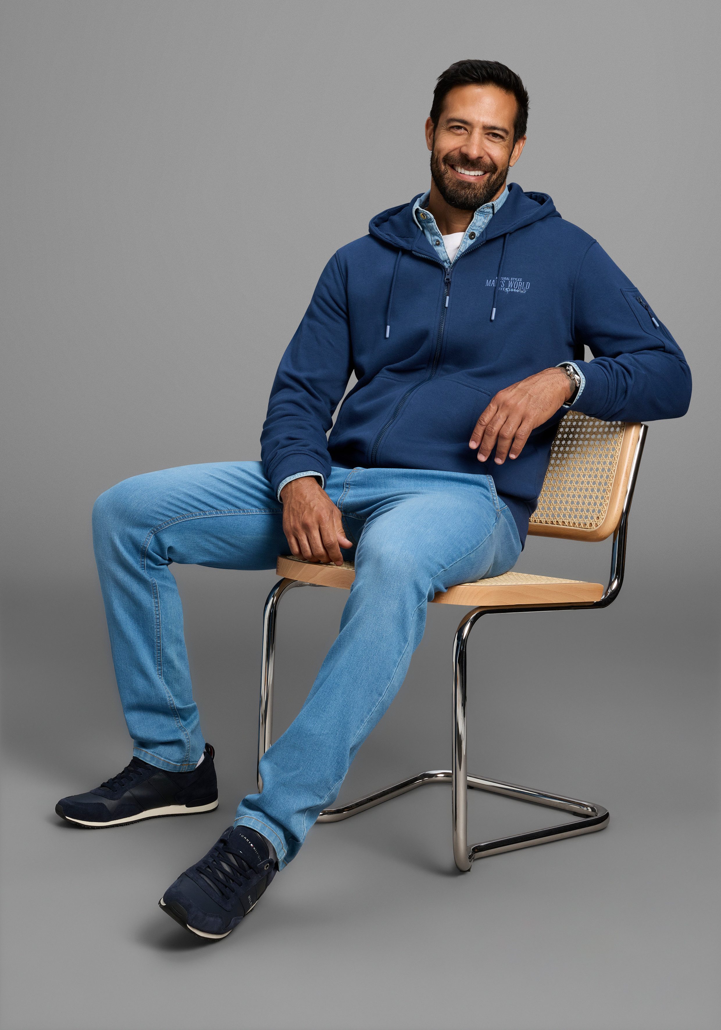 Man's World Capuchonsweatvest