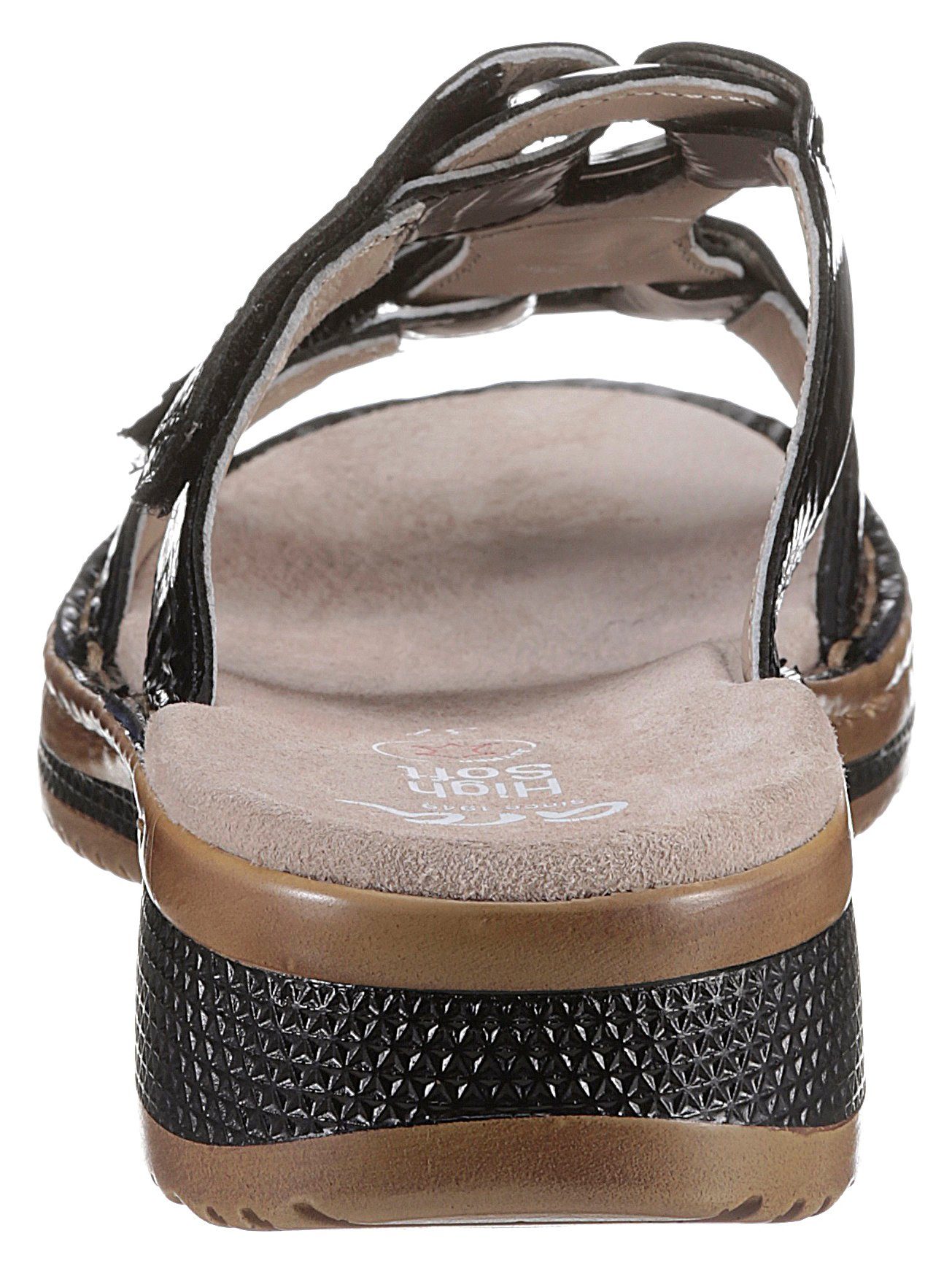 Ara Slippers Hawaï sleehak, zomerschoen, pantoffels met klittenband