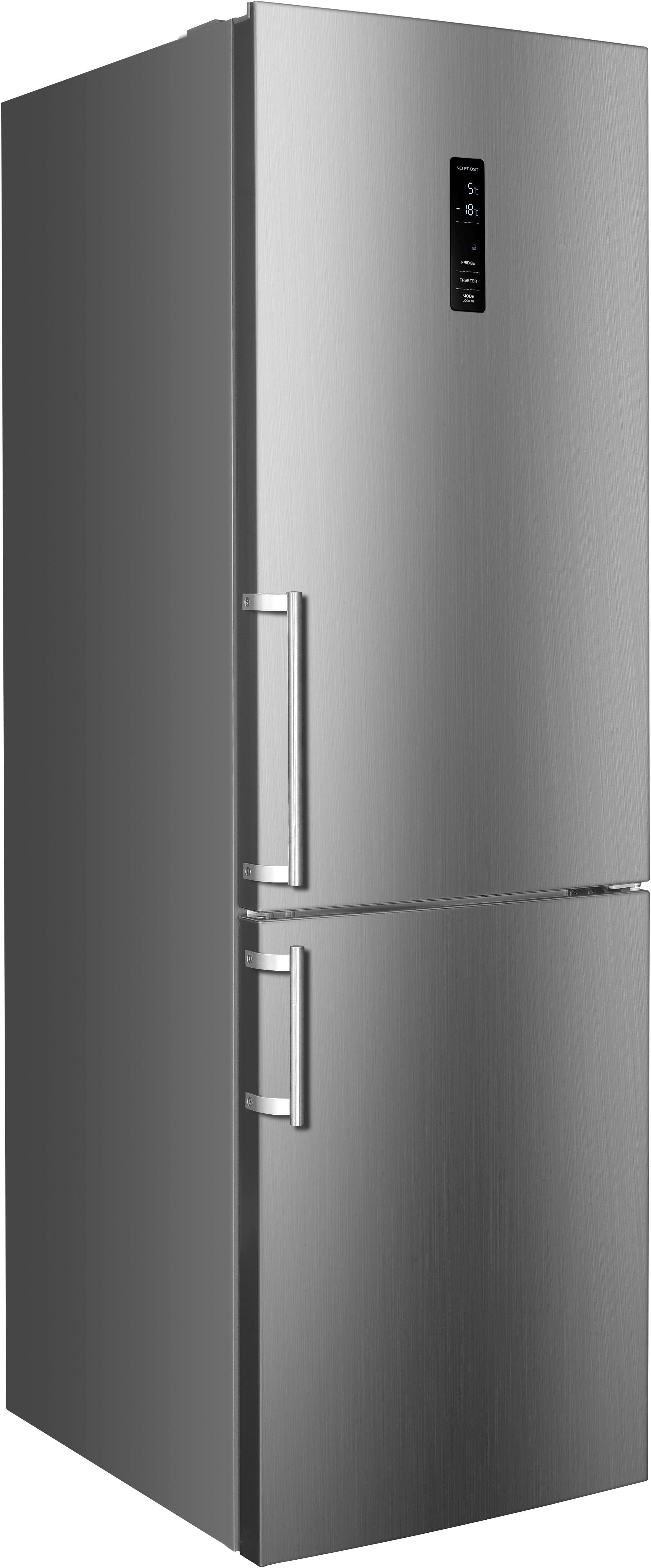 Hanseatic Koel-vriescombinatie HKGK19560CNFDI Snelle vriesfunctie, Eco-modus, NoFrost, Display, Deuralarm