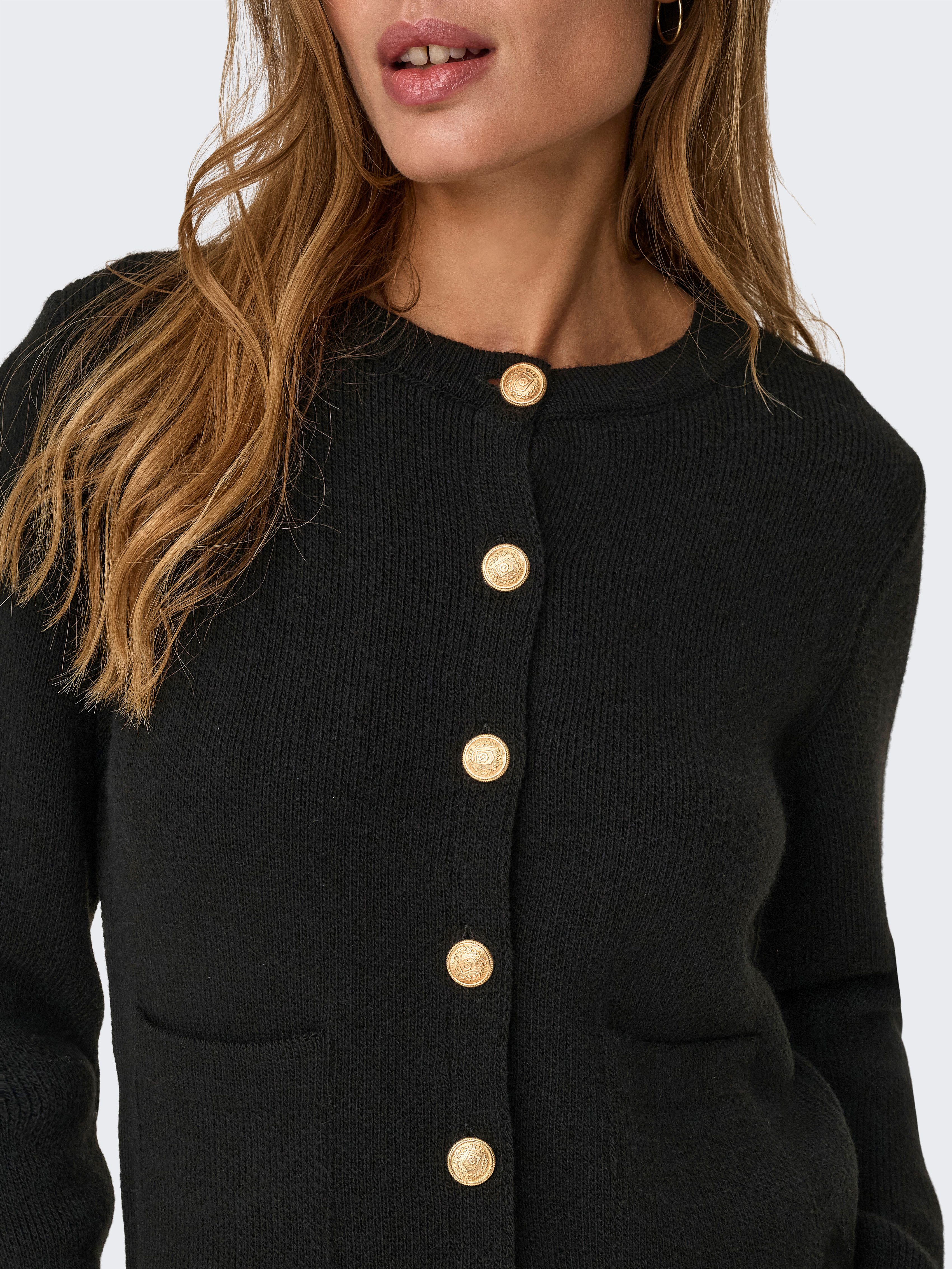 JDY Vest JDYKIM L/S ON BUTTON CARDIGAN KNT NOOS