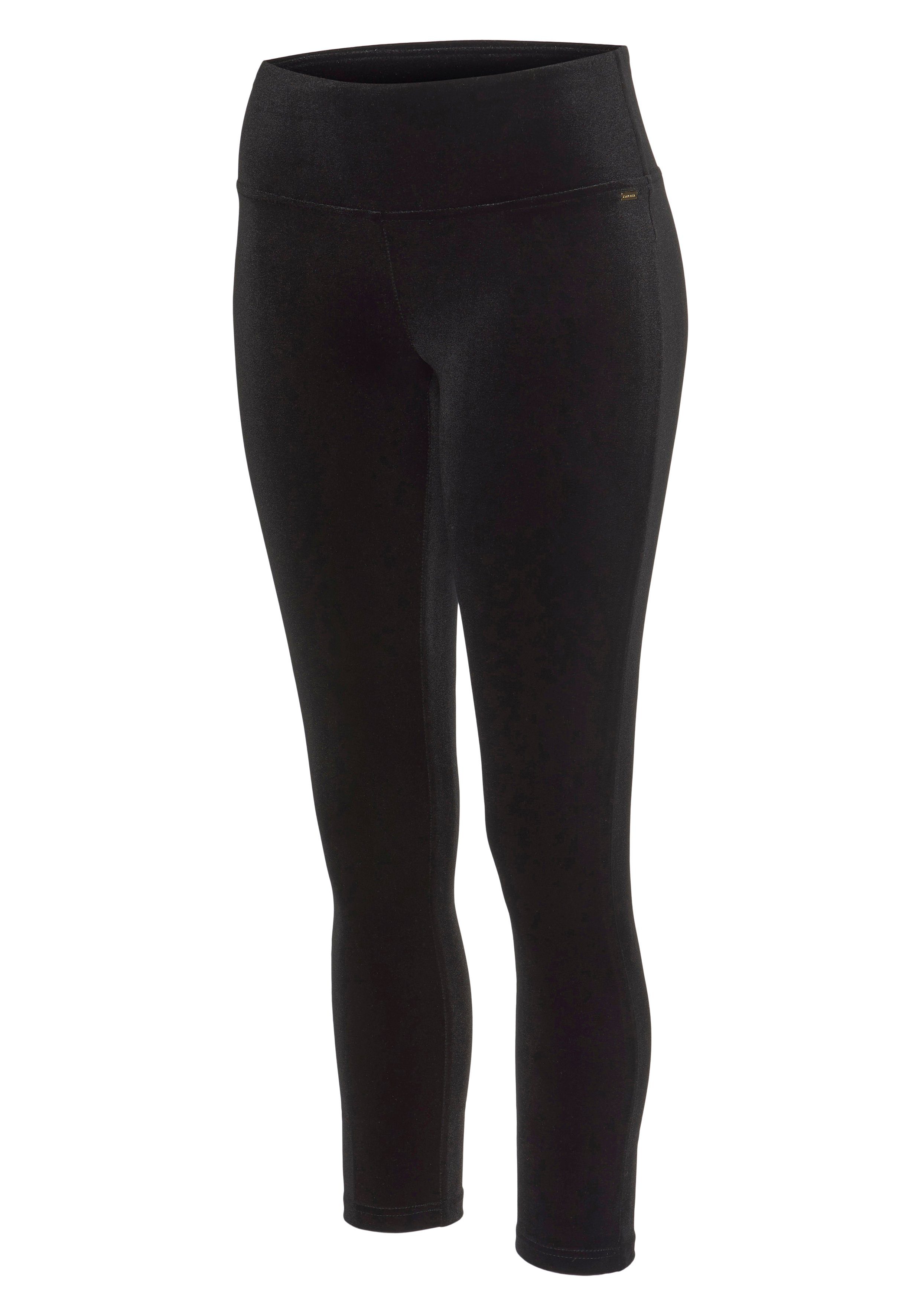 Lascana Legging in zachte, elastische velourslook