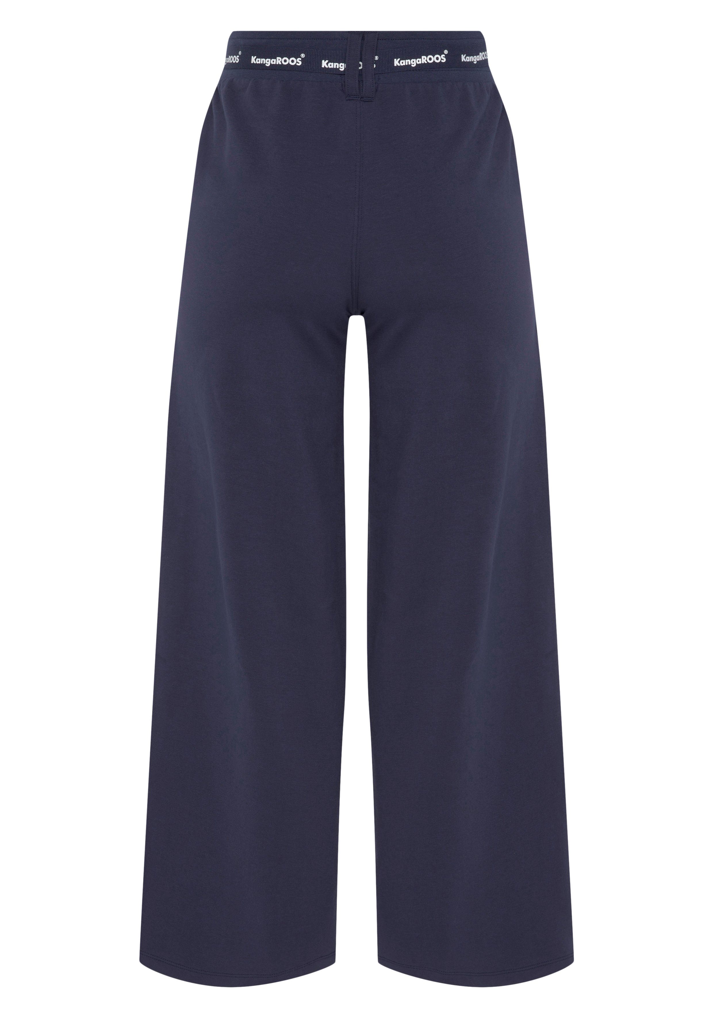 KangaROOS Jerseybroek met wijde pijpen in culottevorm