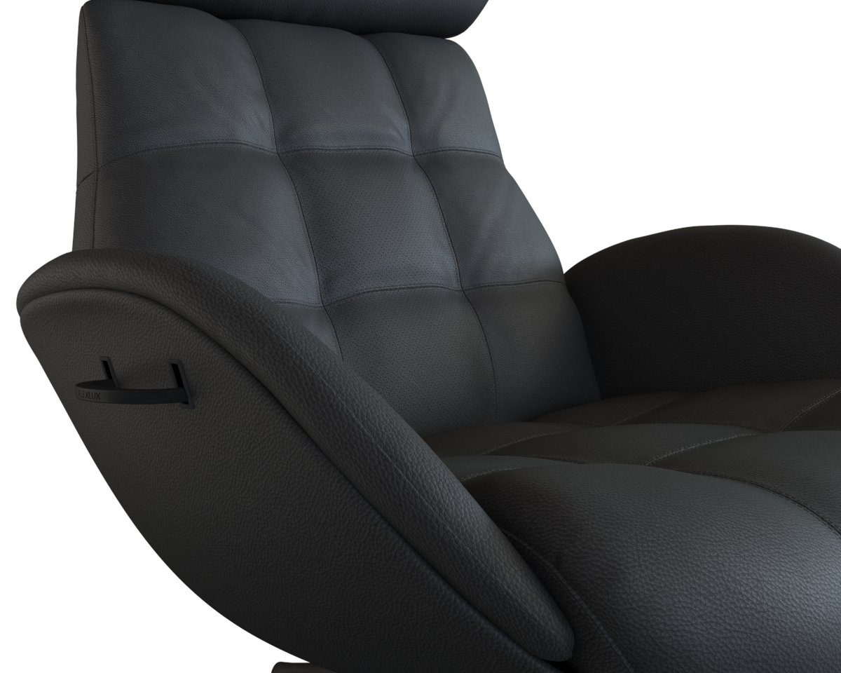 FLEXLUX Relaxfauteuil Chester, functionele stoel, gestoffeerde stoel, armleuningen, TV-fauteuil