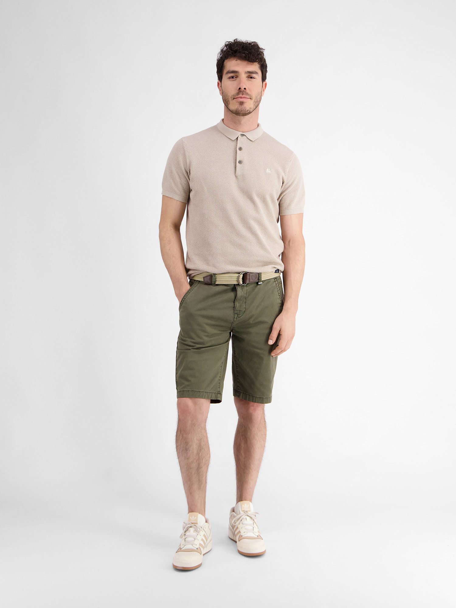 Lerros Bermuda LERROS chino bermuda met print