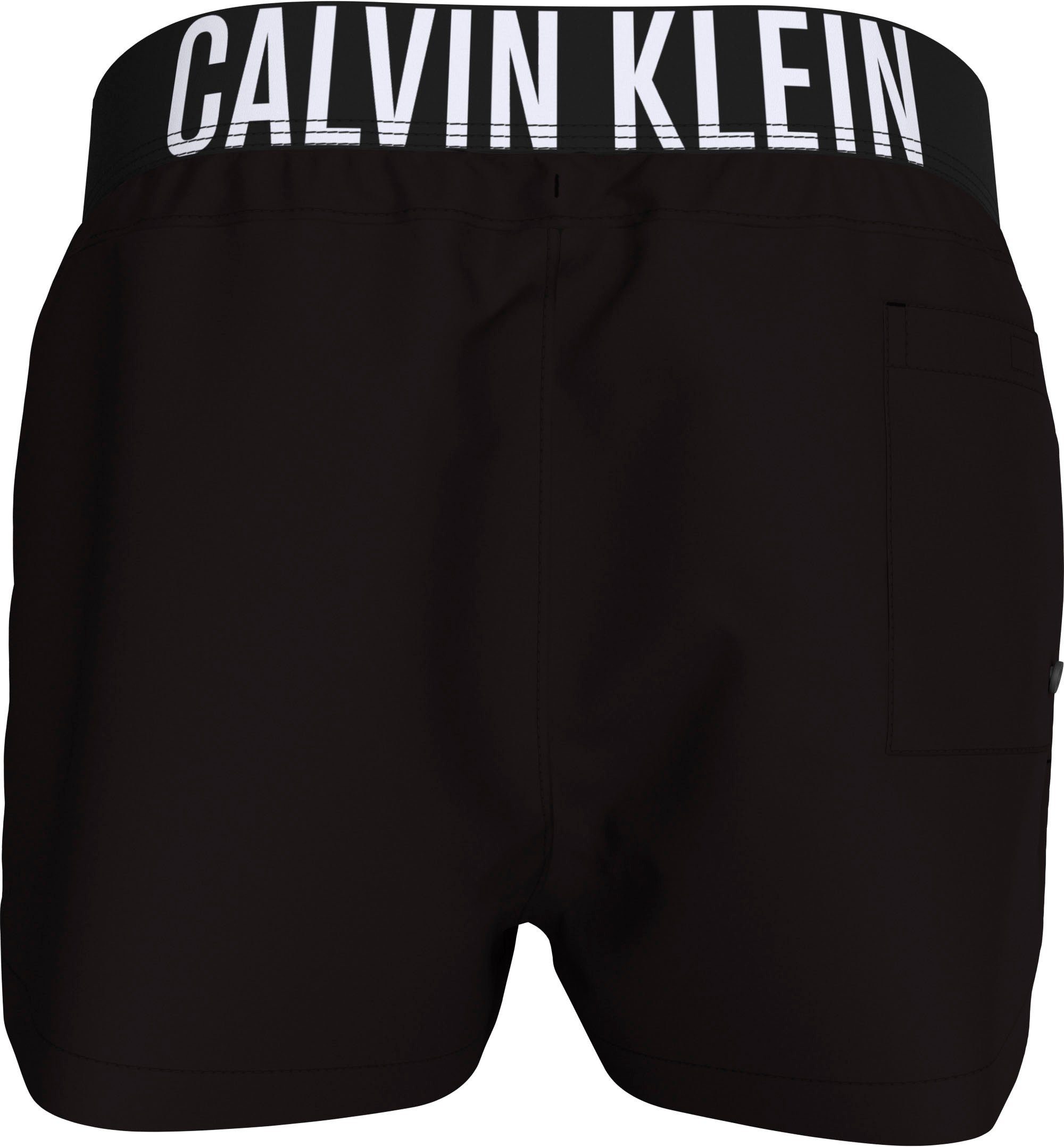 Calvin Klein Swimwear Zwemshort SHORT WB met logoband