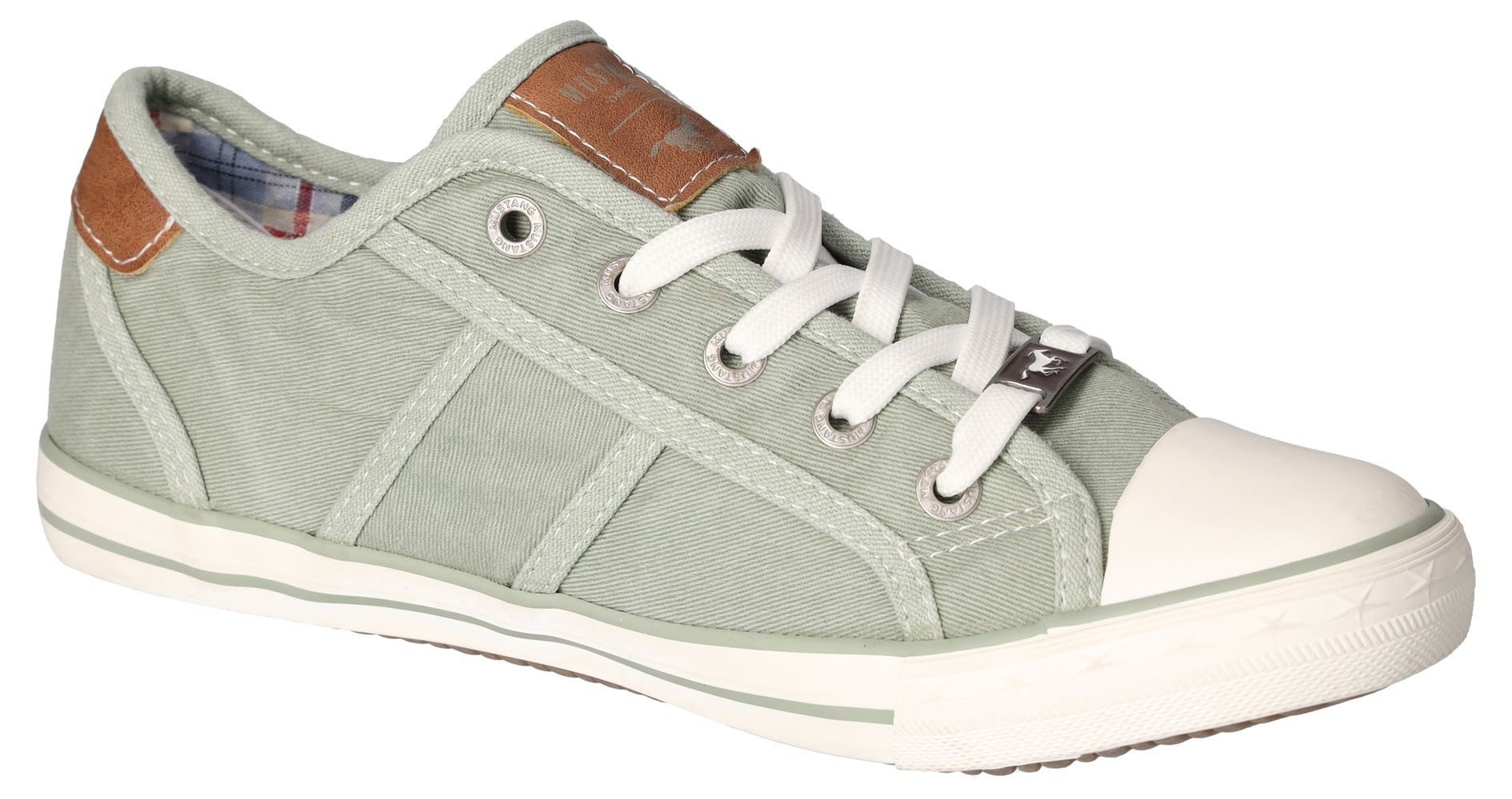Mustang Shoes Sneakers , vrijetijdsschoen, lage schoen, veterschoen met mustang merklabel