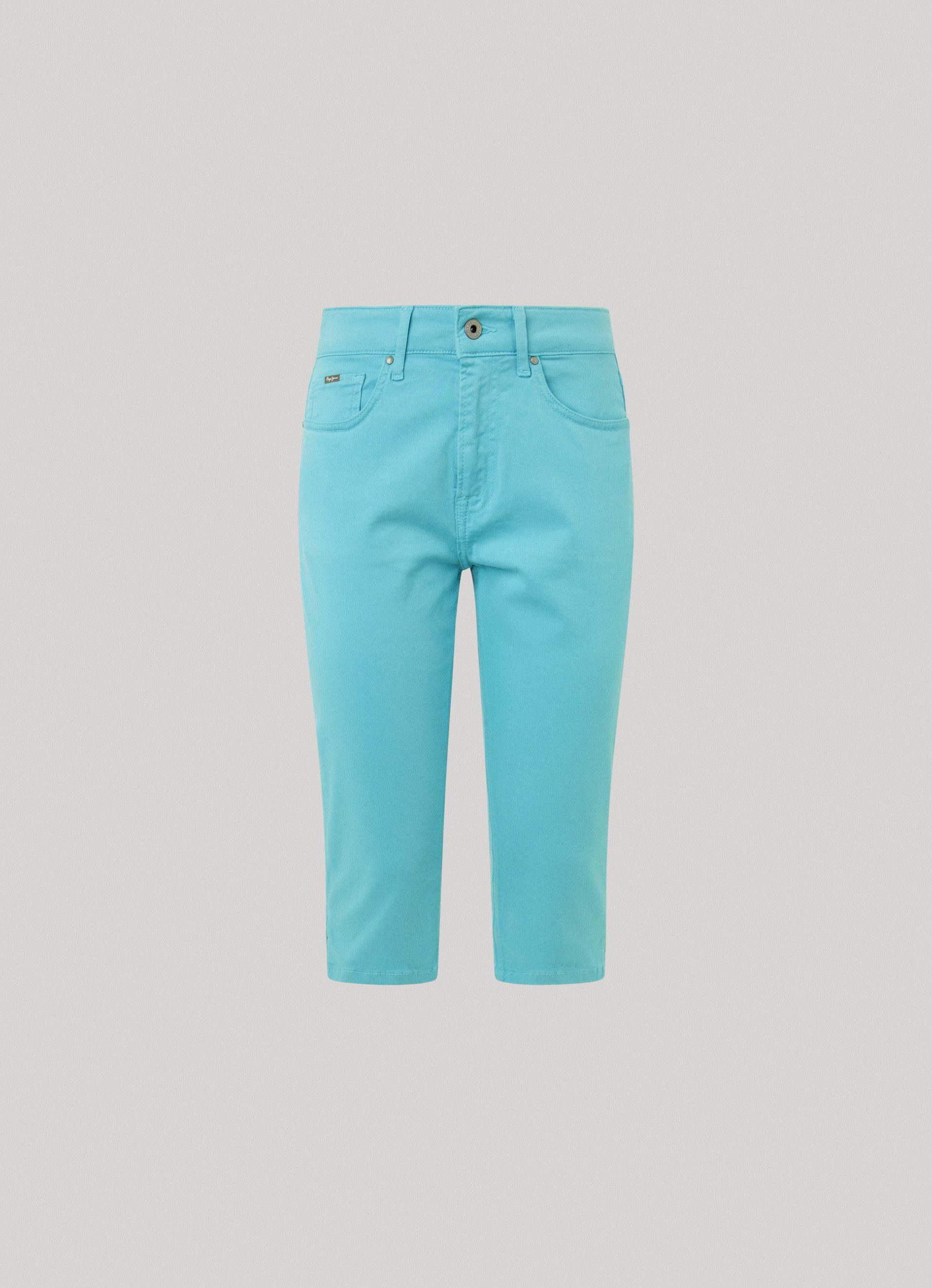 Pepe Jeans Capri jeans met kleine spleten