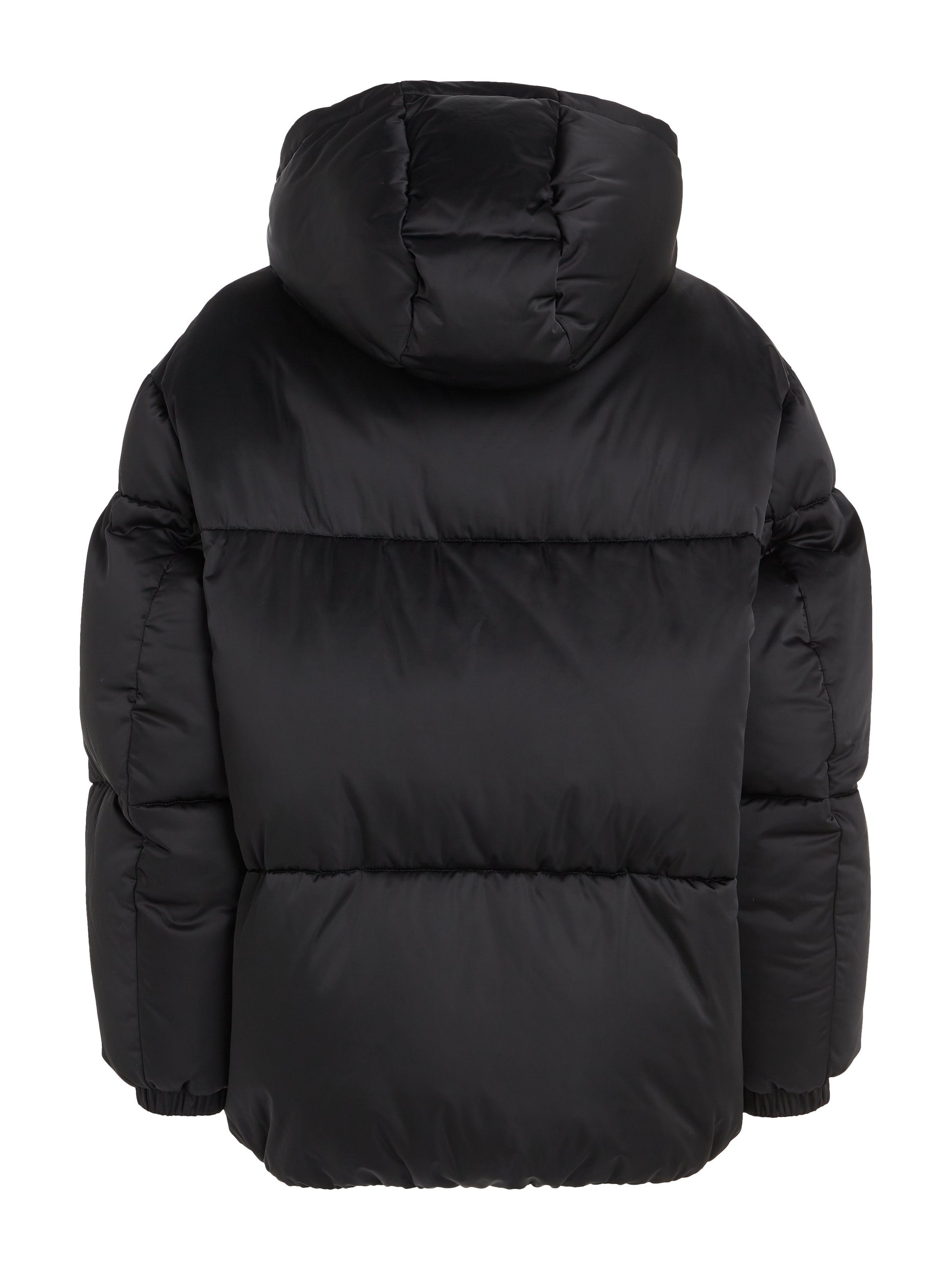 TOMMY JEANS Gewatteerde jas TJW OVR SATIN PUFFER met tommy jeans-merklabel