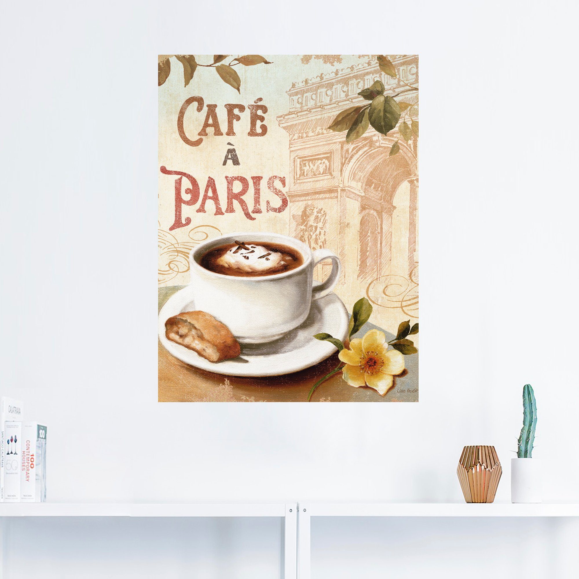 Artland Artprint Koffie in Europa I als poster, muursticker in verschillende maten