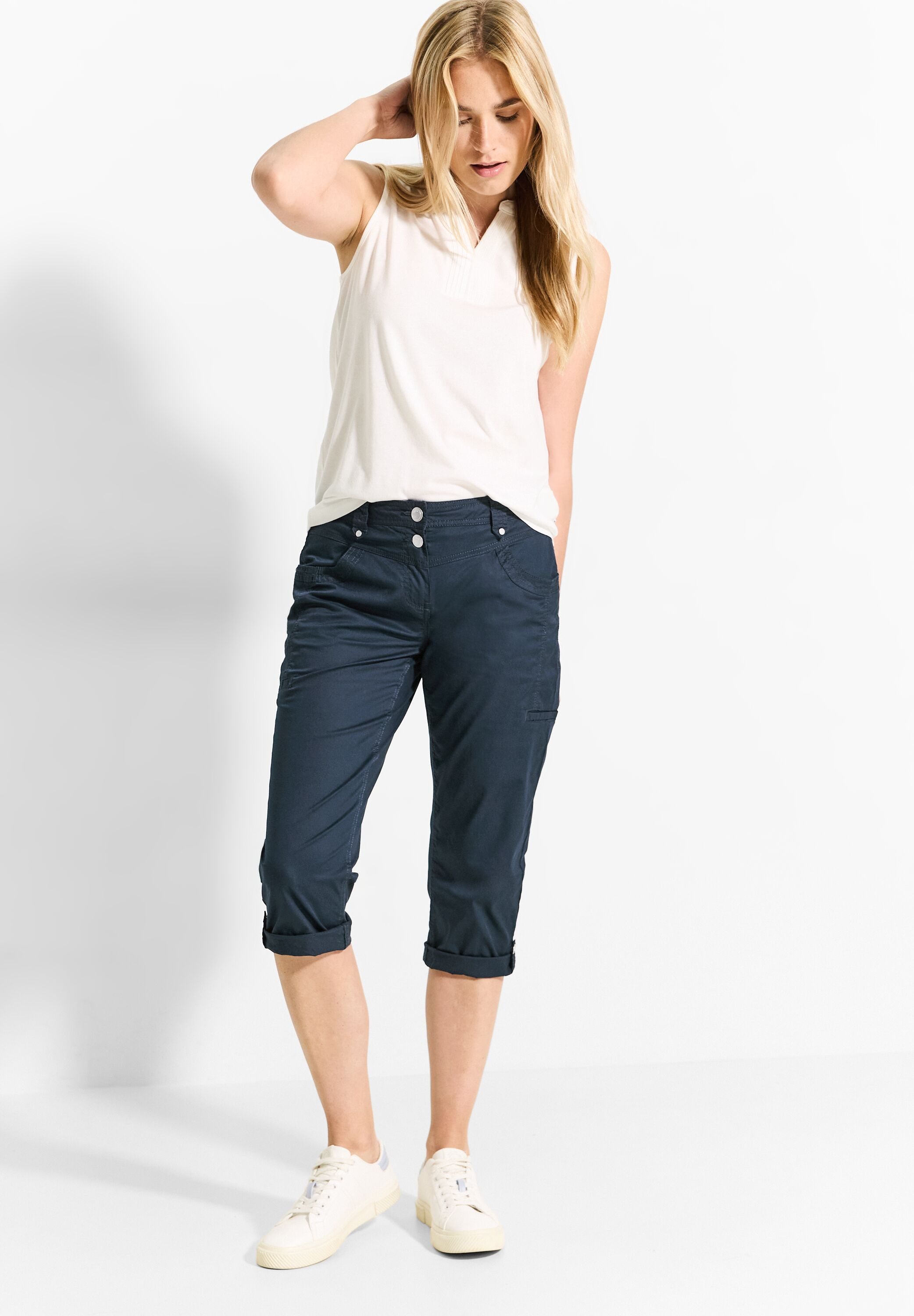 Cecil 3 4 broek Stijl New York in cargo-optiek