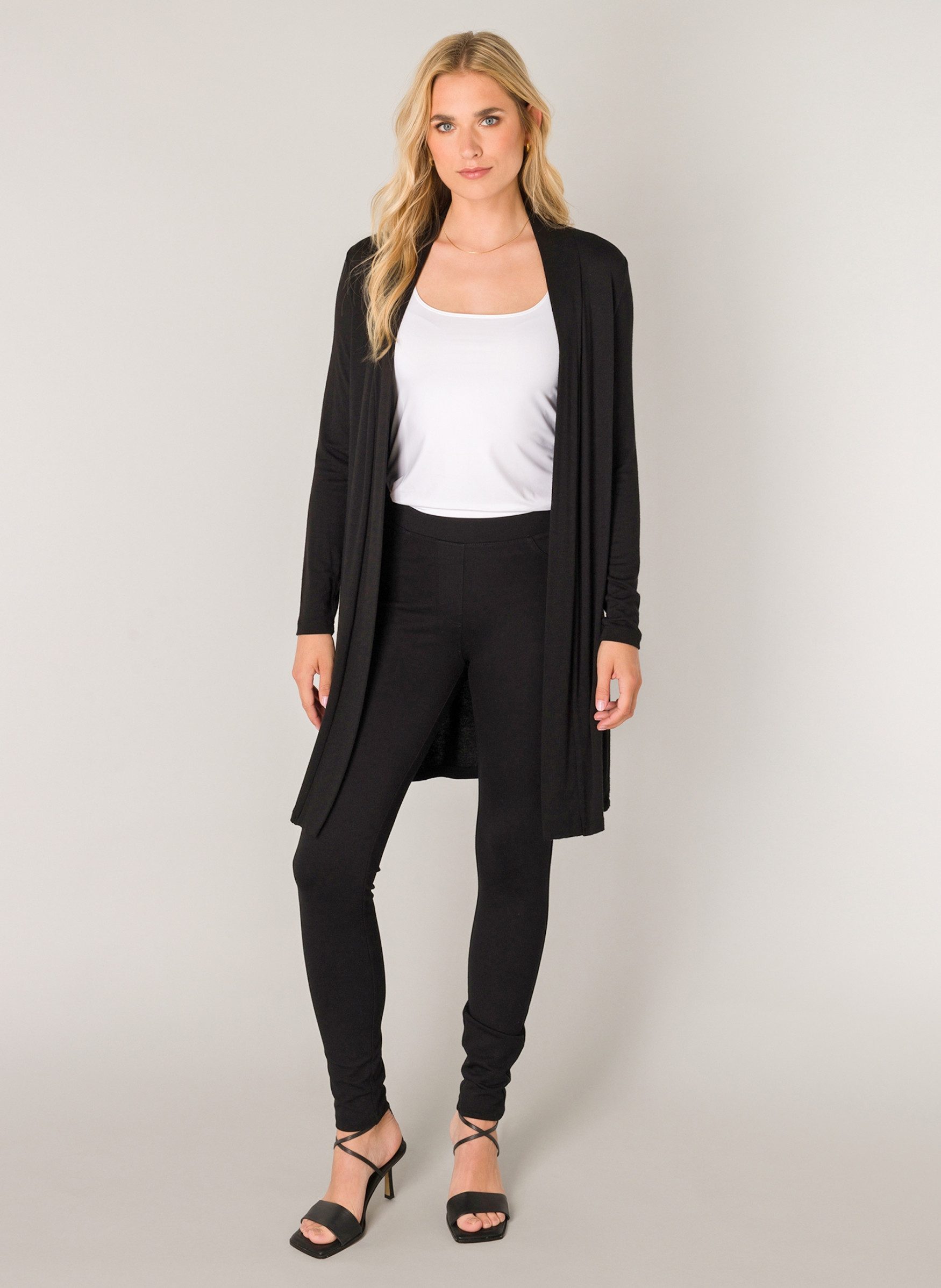 Base Level Lang vest Yayla long zonder sluiting