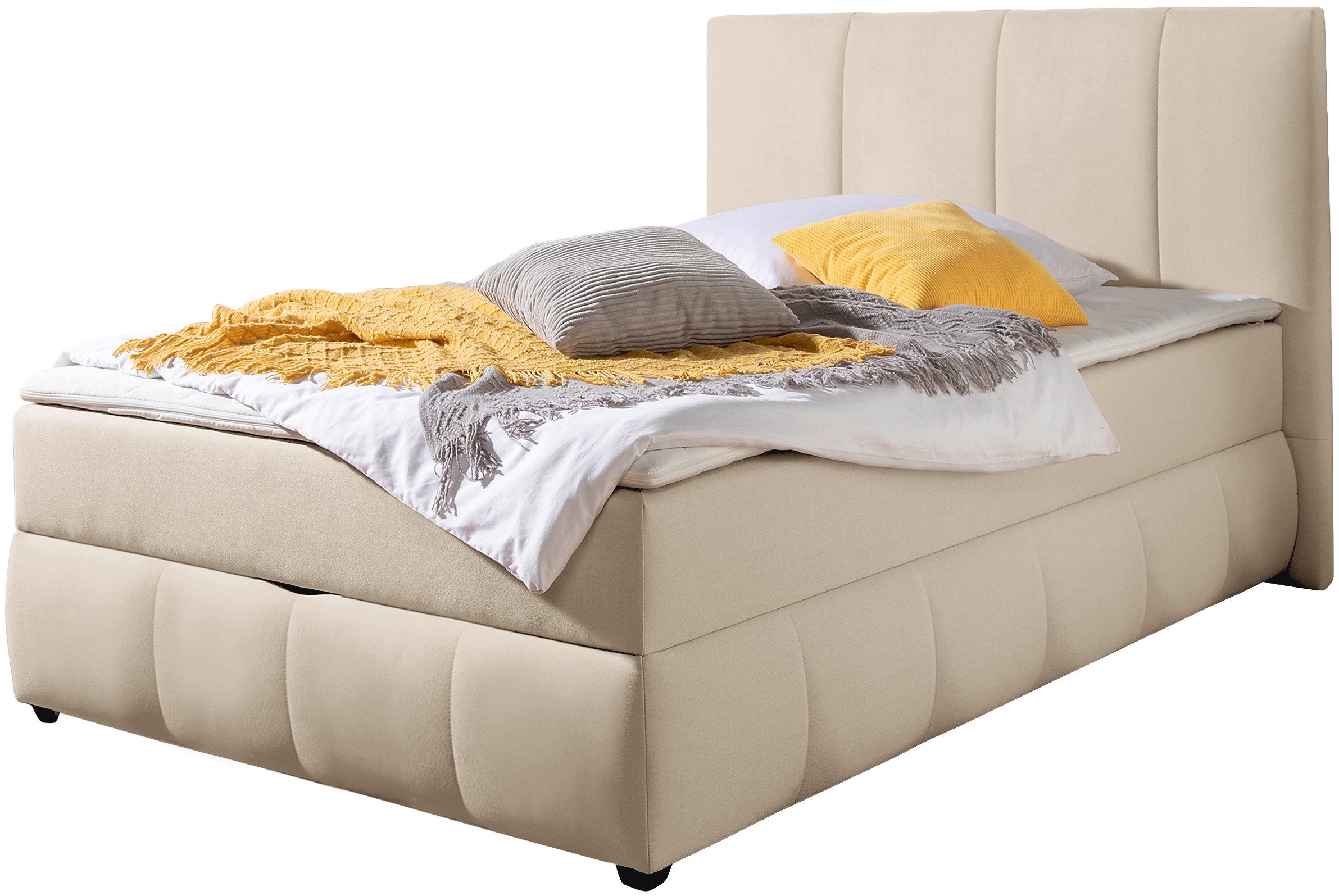 INOSIGN Boxspring Hartley Inclusief bedlade & topper, kiesbaar in H2, H3 of H4