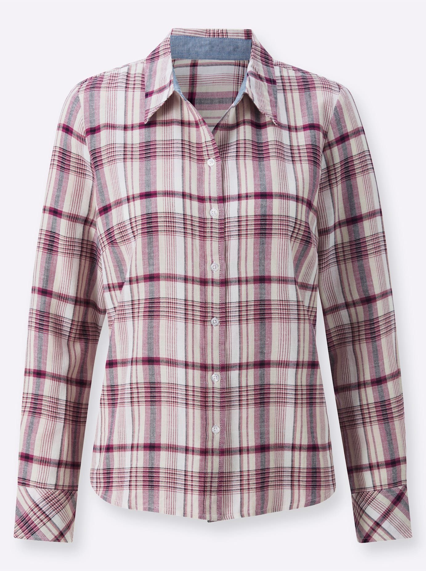 Casual Looks Geruite blouse