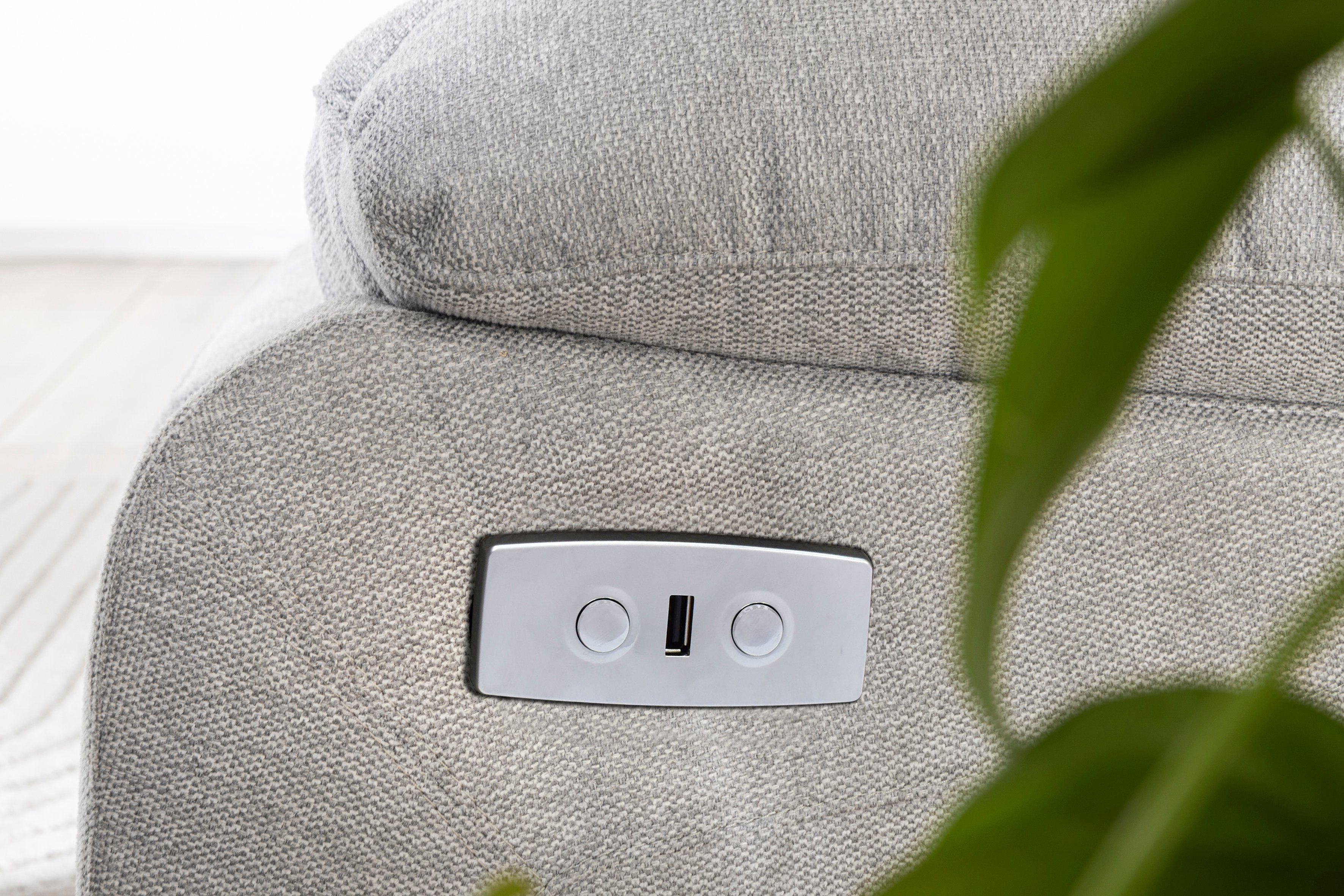 Home affaire 2-zitsbank Lannilis met handmatige en elektrische relaxfunctie