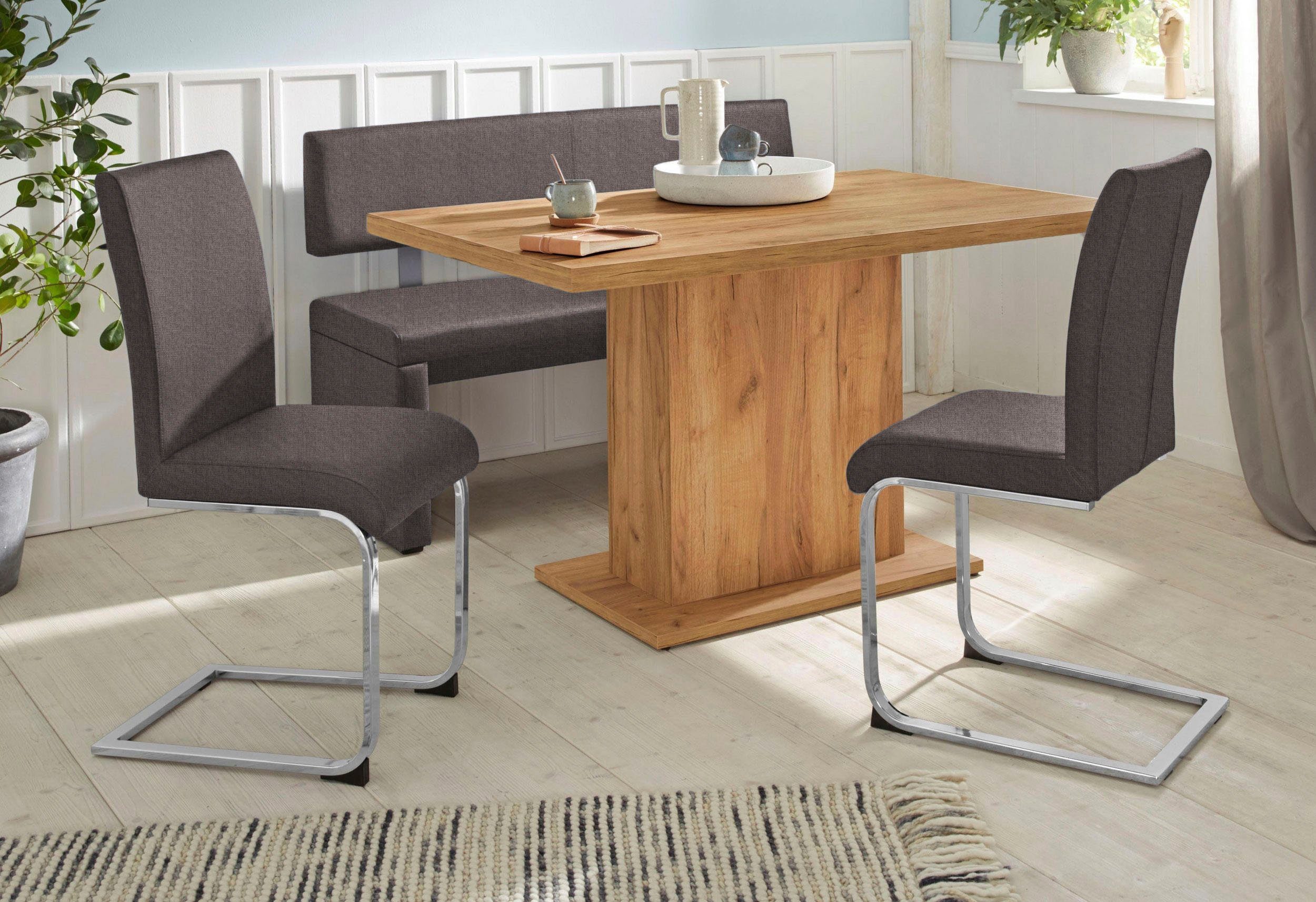 Home affaire Zitbank Charissa met leuning, breedte 140, 160 of 180 cm