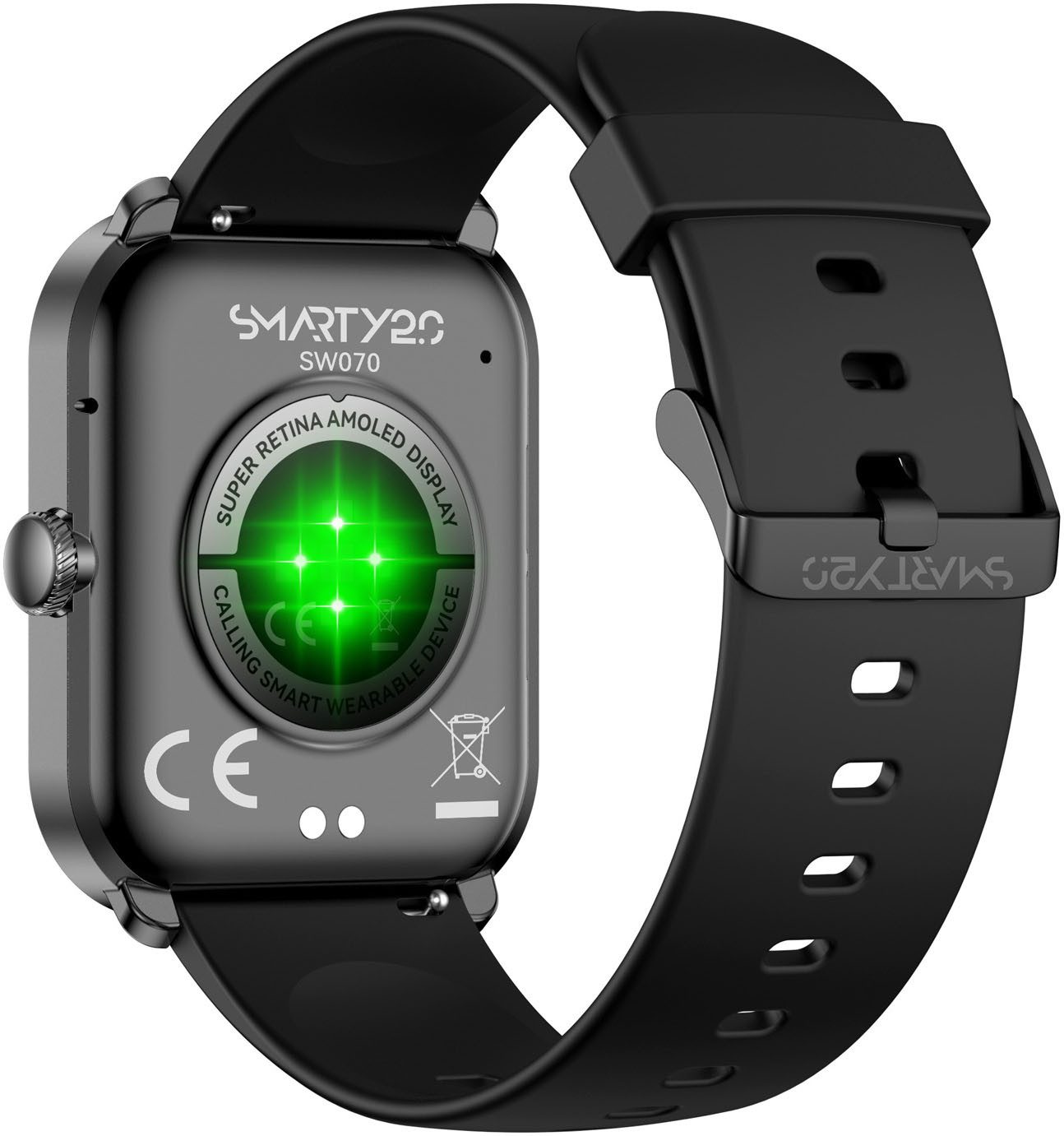 SMARTY 2.0 Smartwatch (set, 2-delig, Met wisselband)