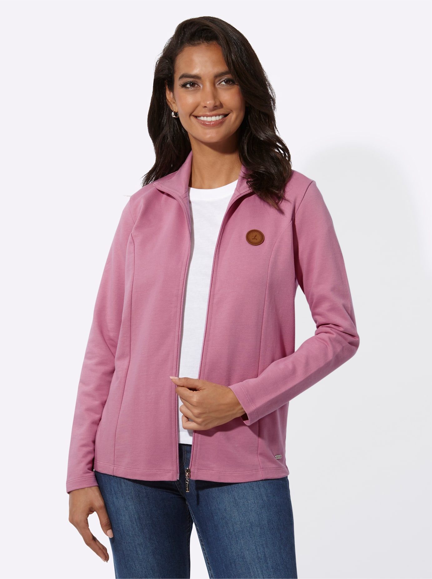Casual Looks Shirtjasje Sweatvest (1-delig)