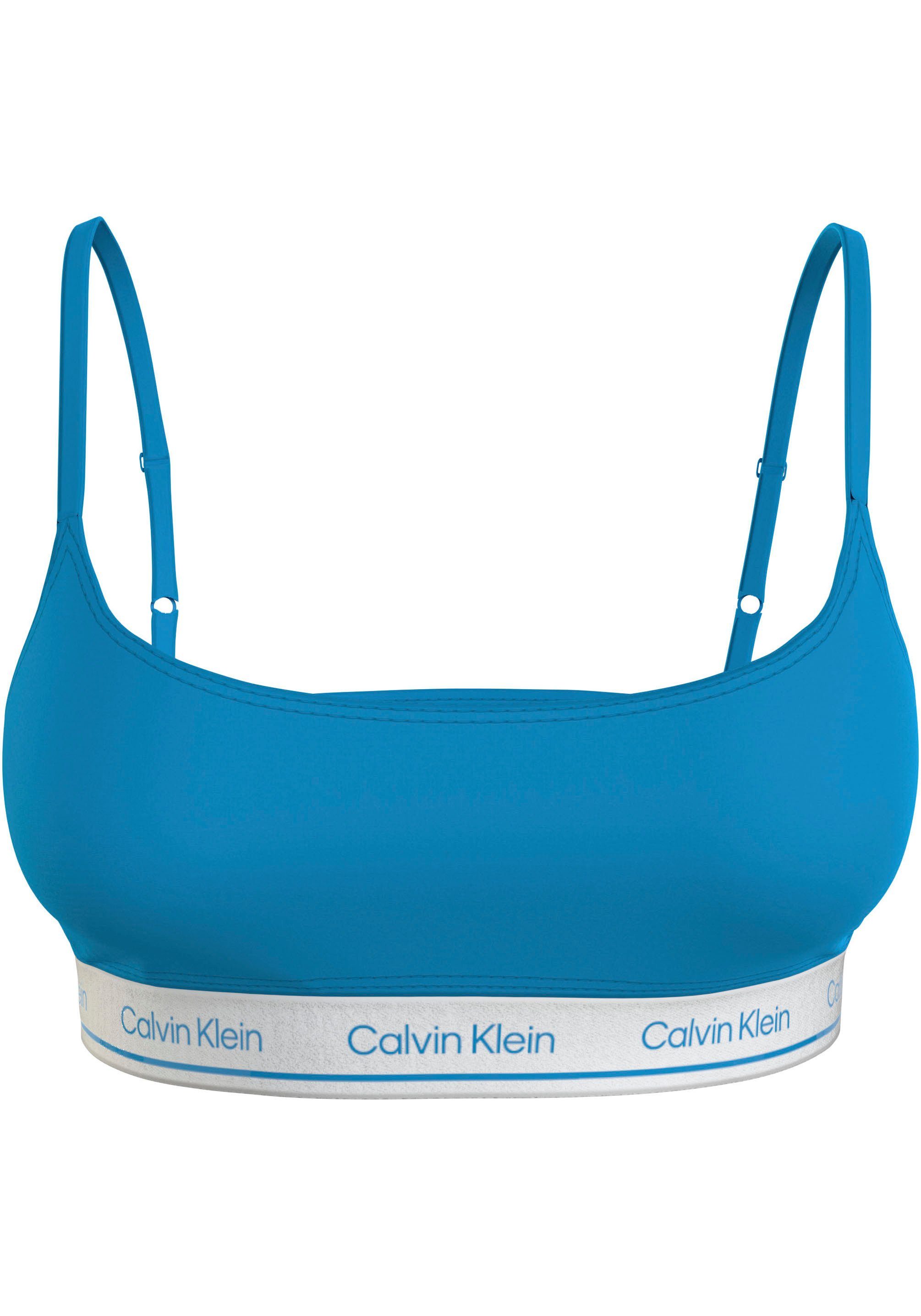 Calvin Klein Swimwear Bandeau-bikinitop BRALETTE-RP met uitsparingen aan de zijkant