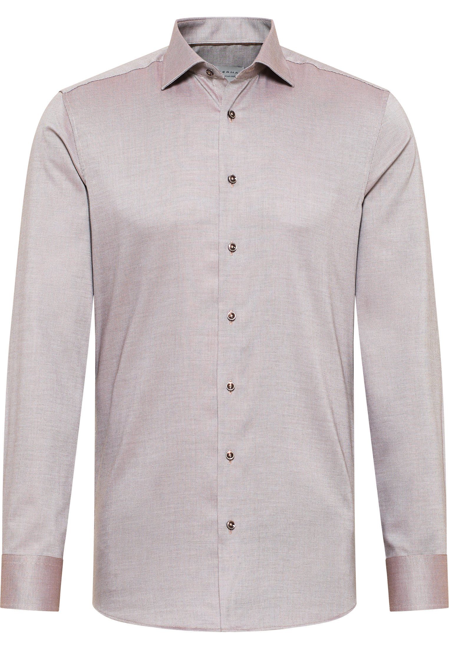 Eterna Overhemd met lange mouwen Slim fit NON IRON (strijkvrij)