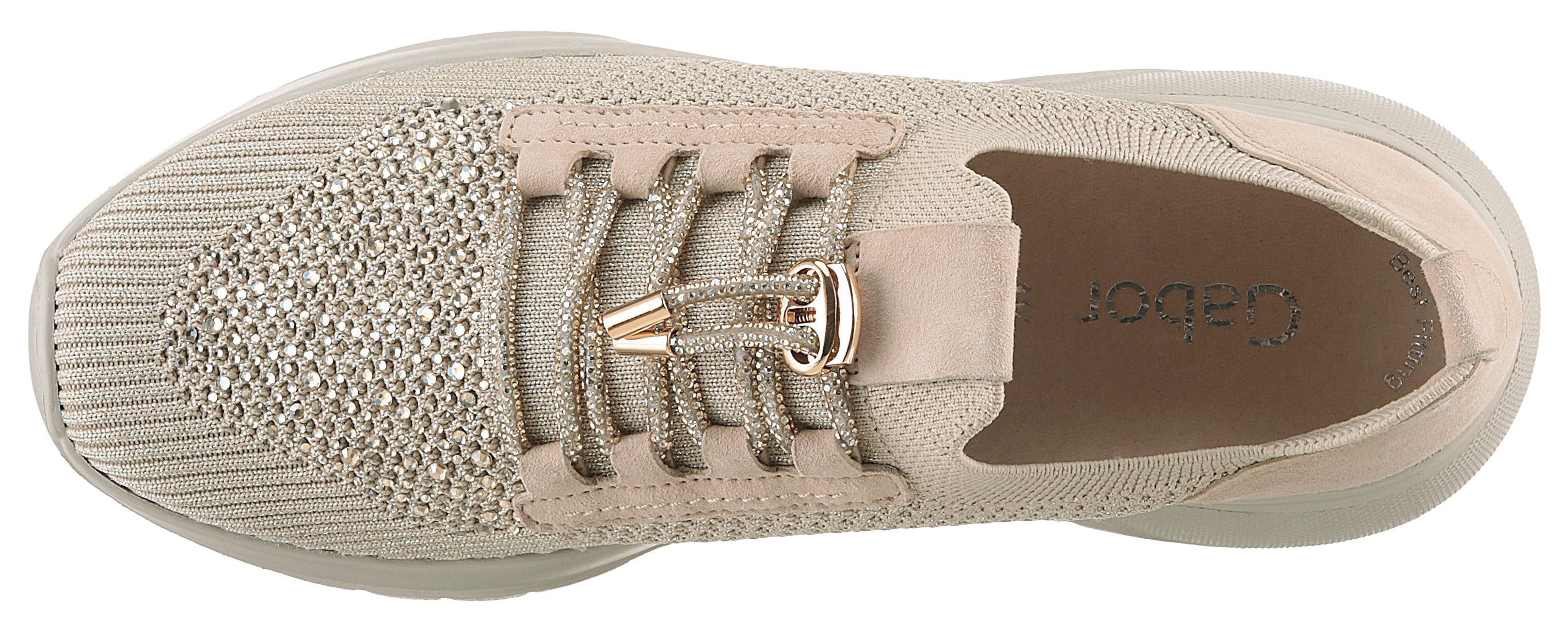 Gabor Slip-on sneakers , vrijetijdsschoen, halfschoen, slipper met best fitting-uitrusting