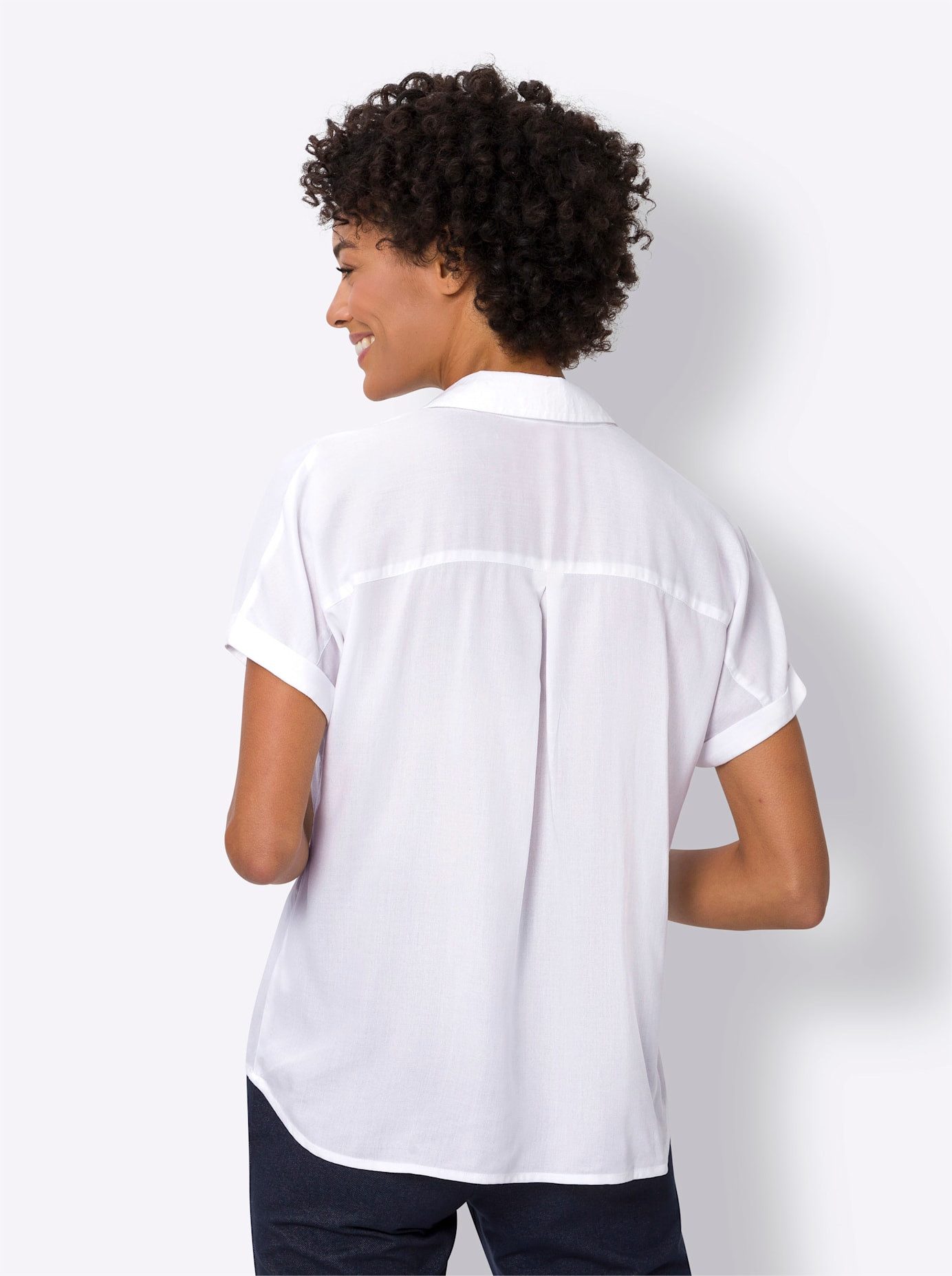 Classic Basics Blouse met korte mouwen