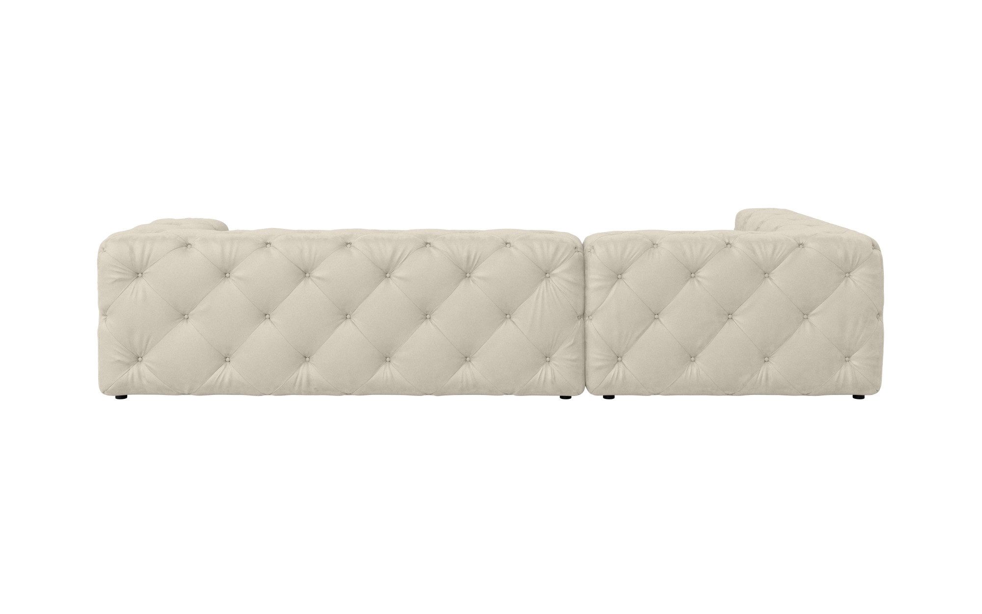 Places of Style Hoekbank FOLLINA L-vorm, met klassieke Chesterfield-knoopstiksels