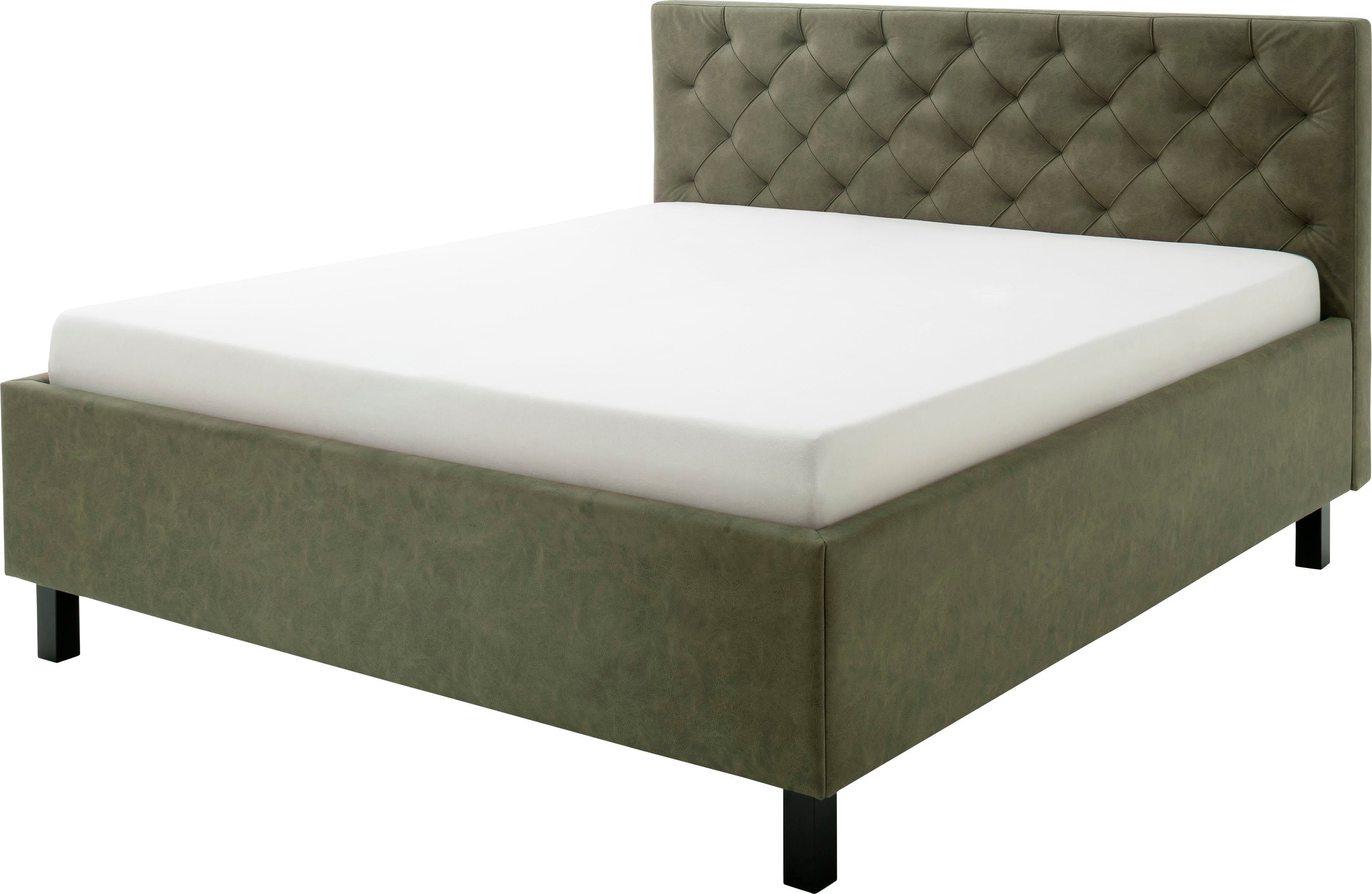 meise.möbel Gestoffeerd bed Sanremo met bedkist