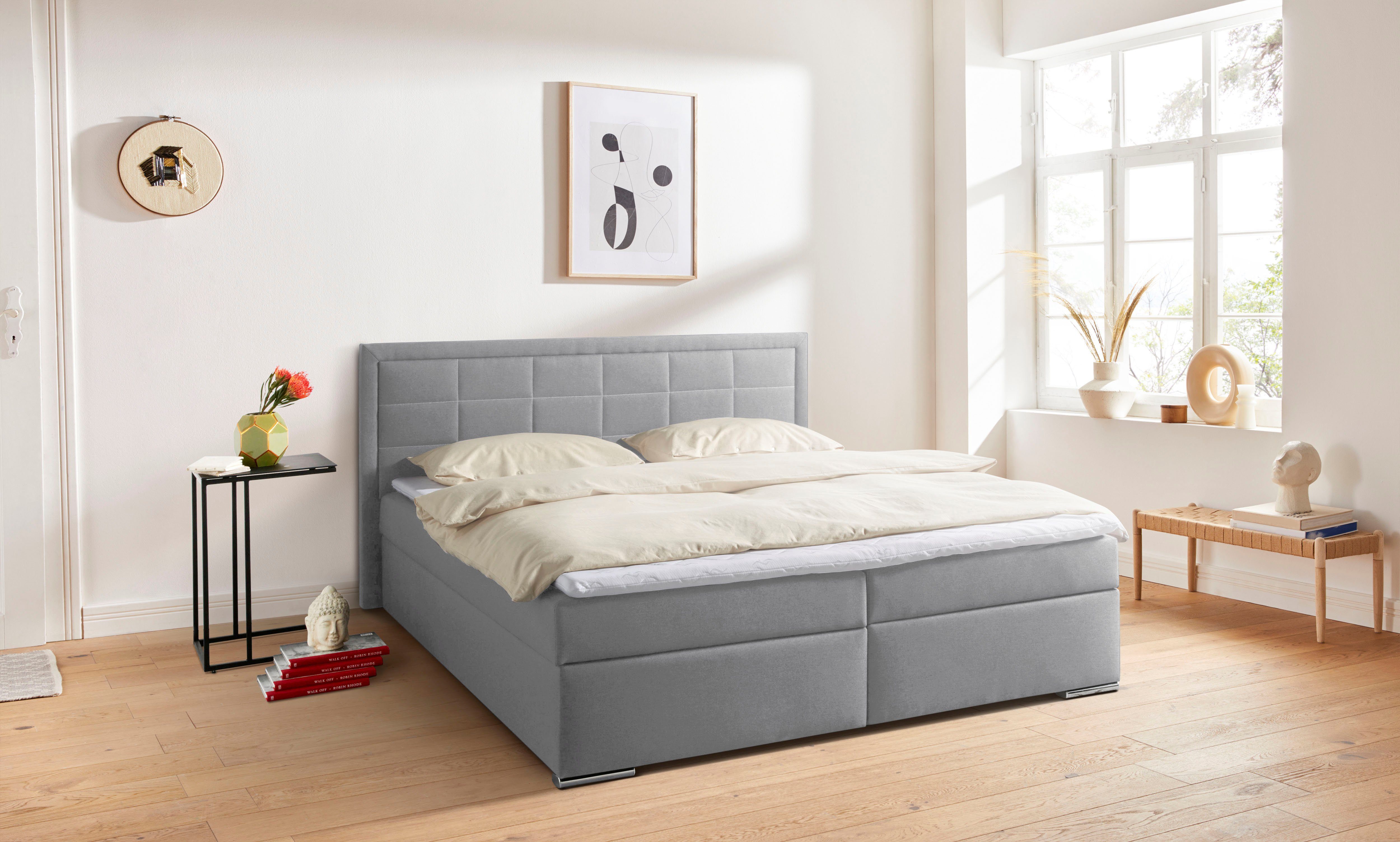 COLLECTION AB Boxspring Athena, OTTOs Choice, Topseller optioneel met bedkist inclusief topper bij uitvoering met matras, in hardheden h2, h3, h4
