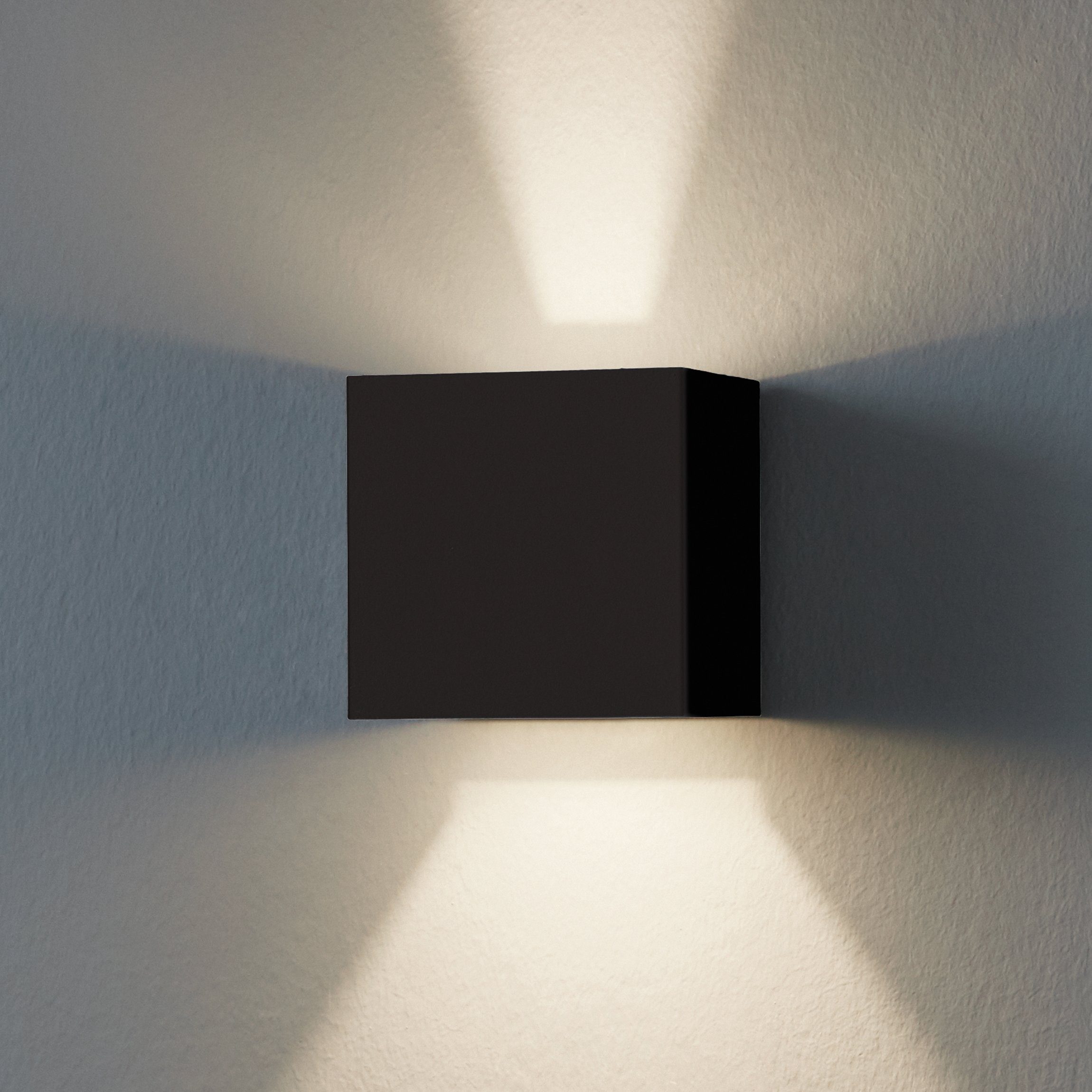 EGLO Ledwandlamp voor buiten CALPINO buitenwandlamp, IP54, antraciet, warmwit, buitenlamp Buitenlamp, LED wandlamp van aluminium in antraciet, lamp, IP54 (1 stuk)